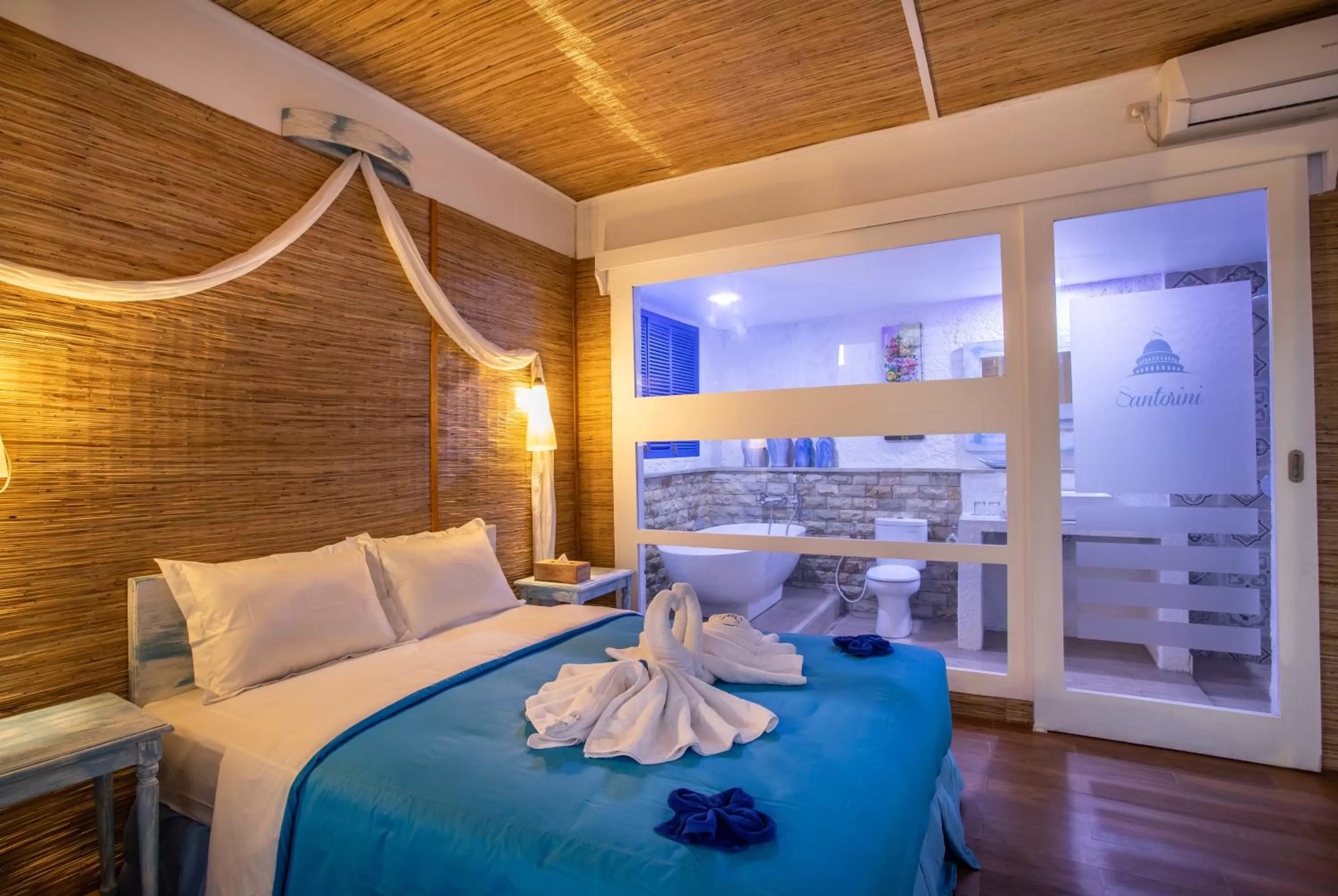 Photo of the whole room, Bed in Santorini Beach Resort