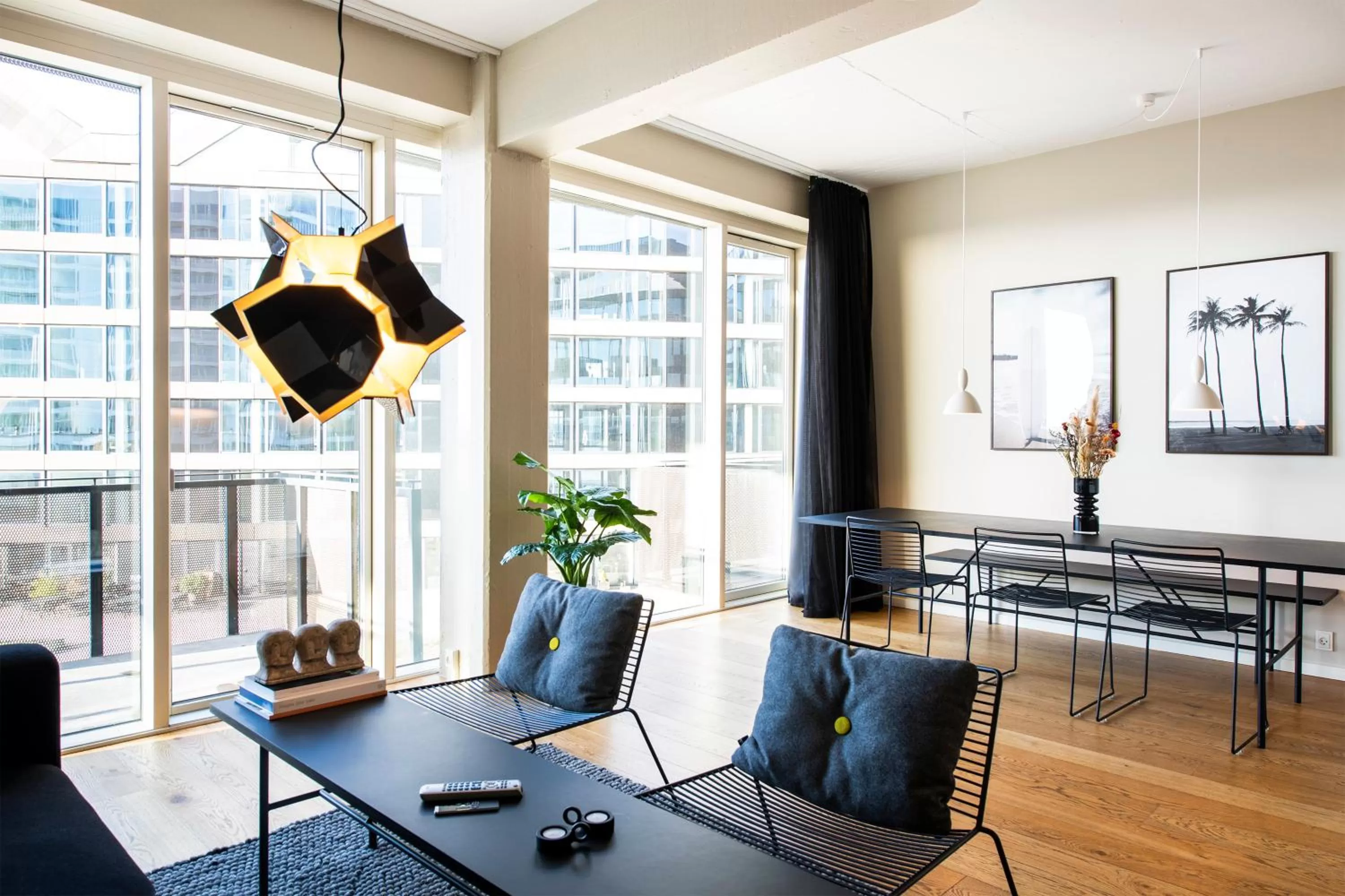 Living room in By The Pier apartments - Into This Place