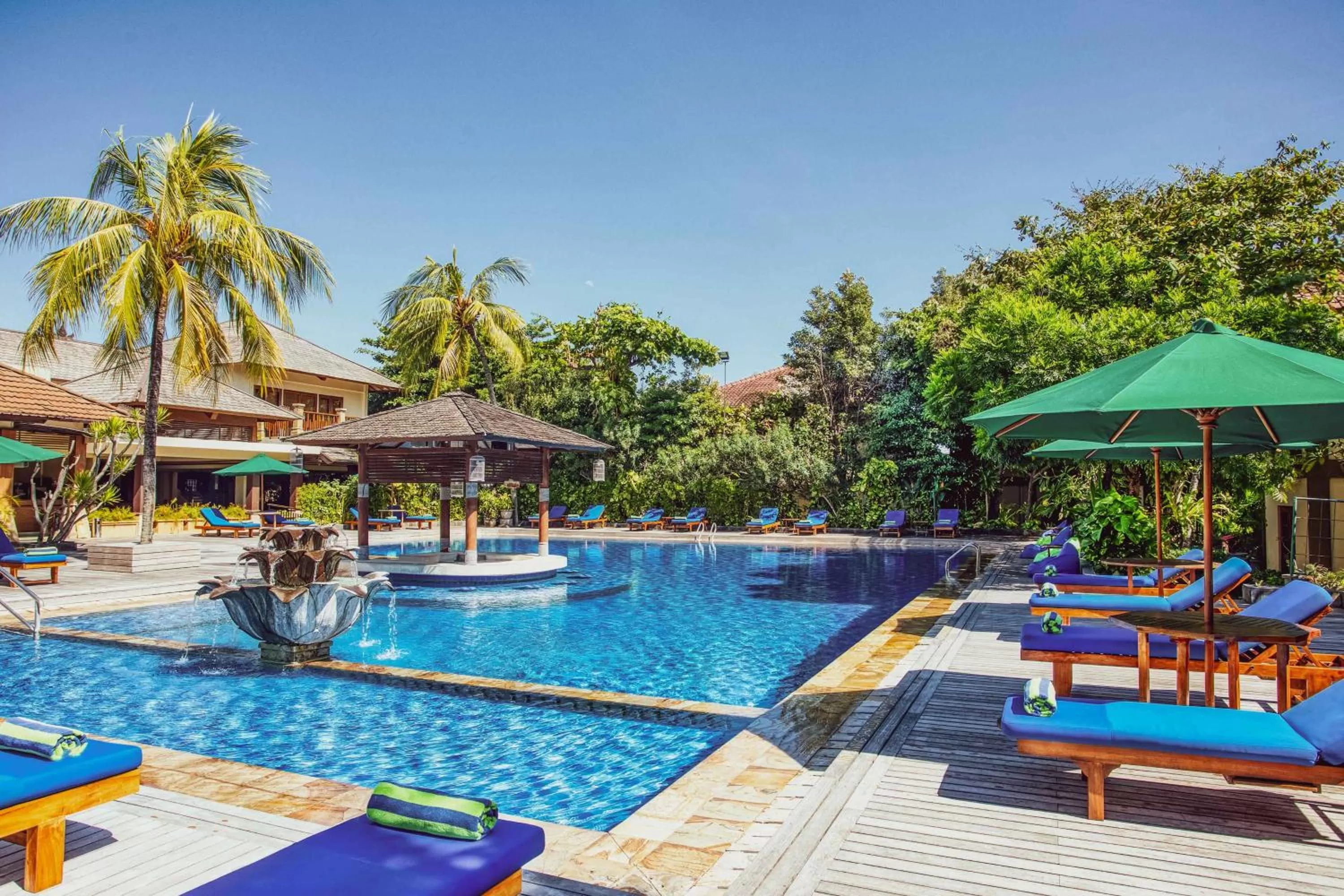 Swimming pool in Risata Bali Resort & Spa