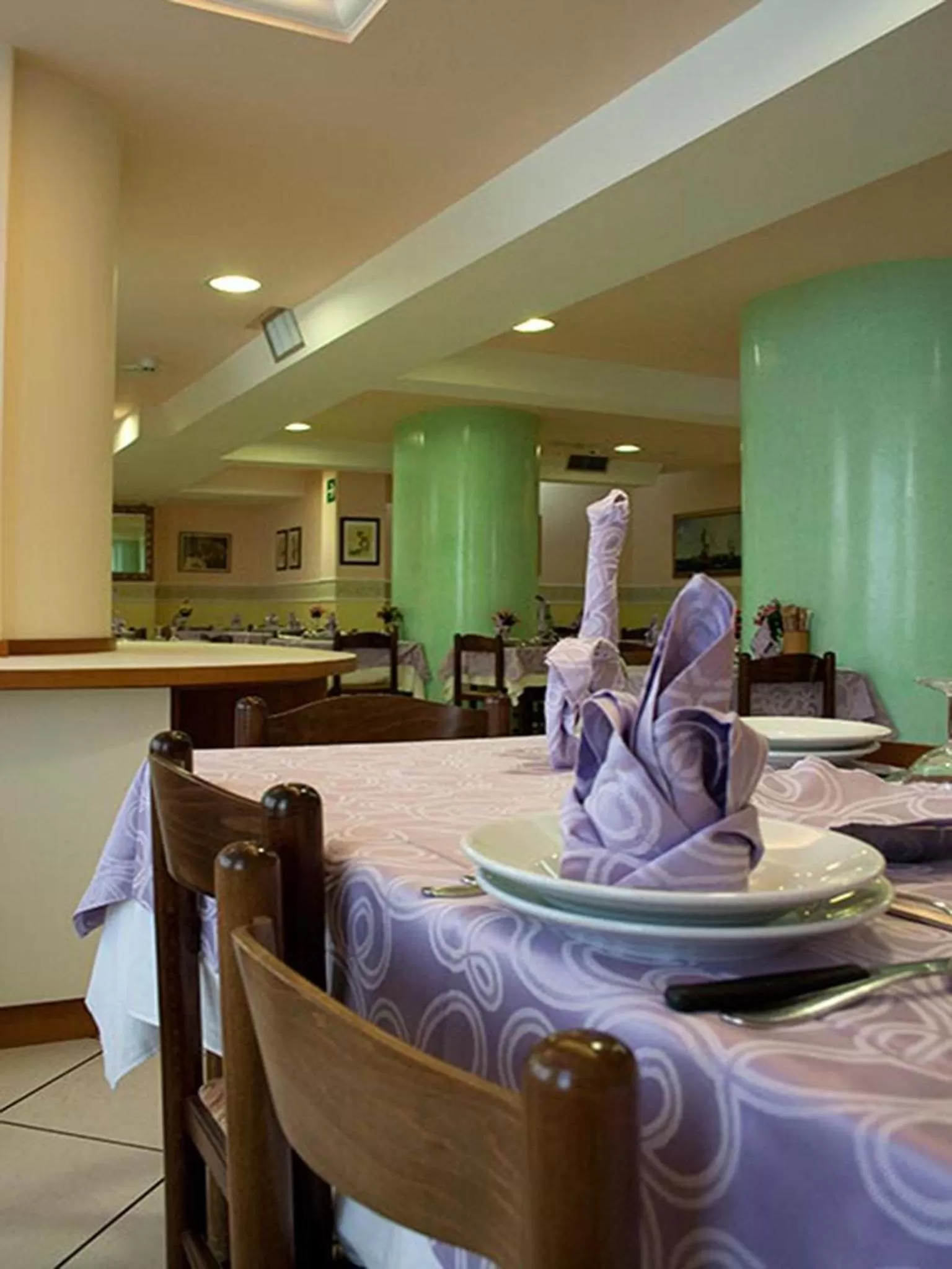 Decorative detail in Hotel Monica