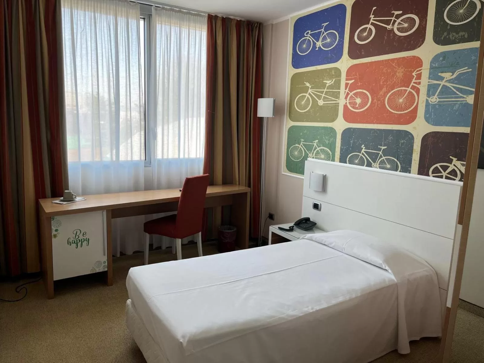 Bedroom, Bed in Hotel Sporting Brugherio