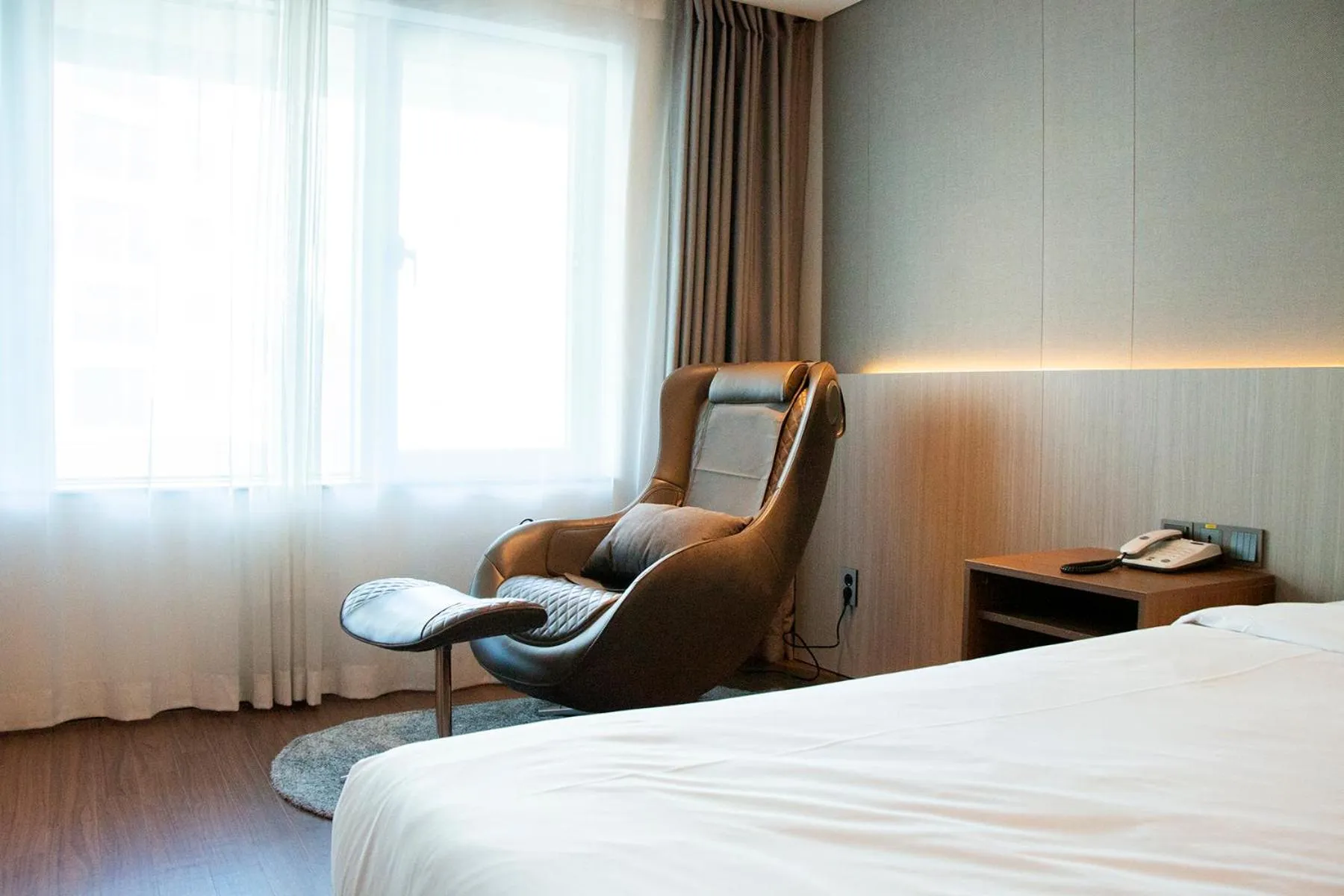 Seating area in The First70 Hotel