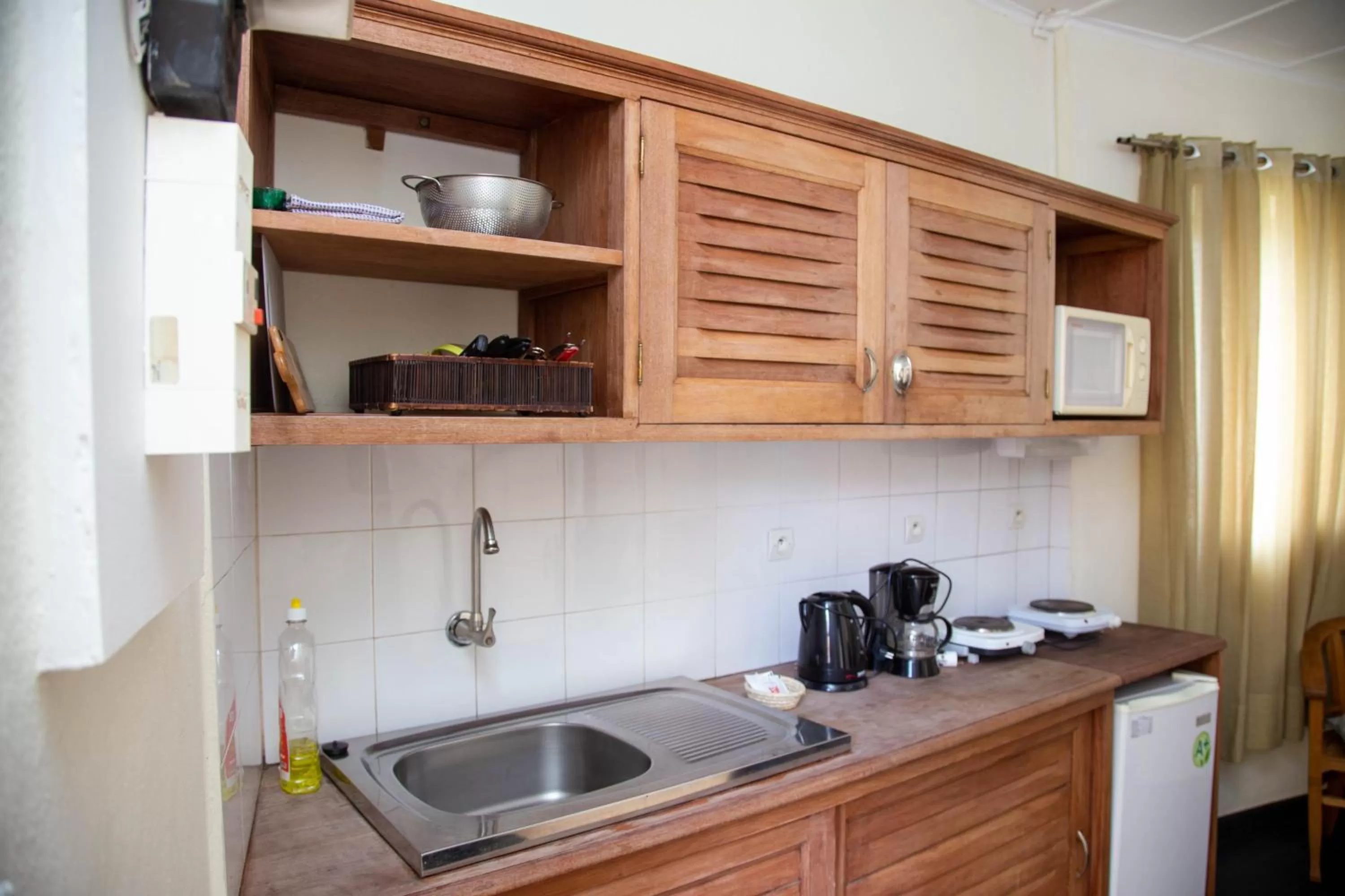 Kitchen or kitchenette in Hotel La Villette
