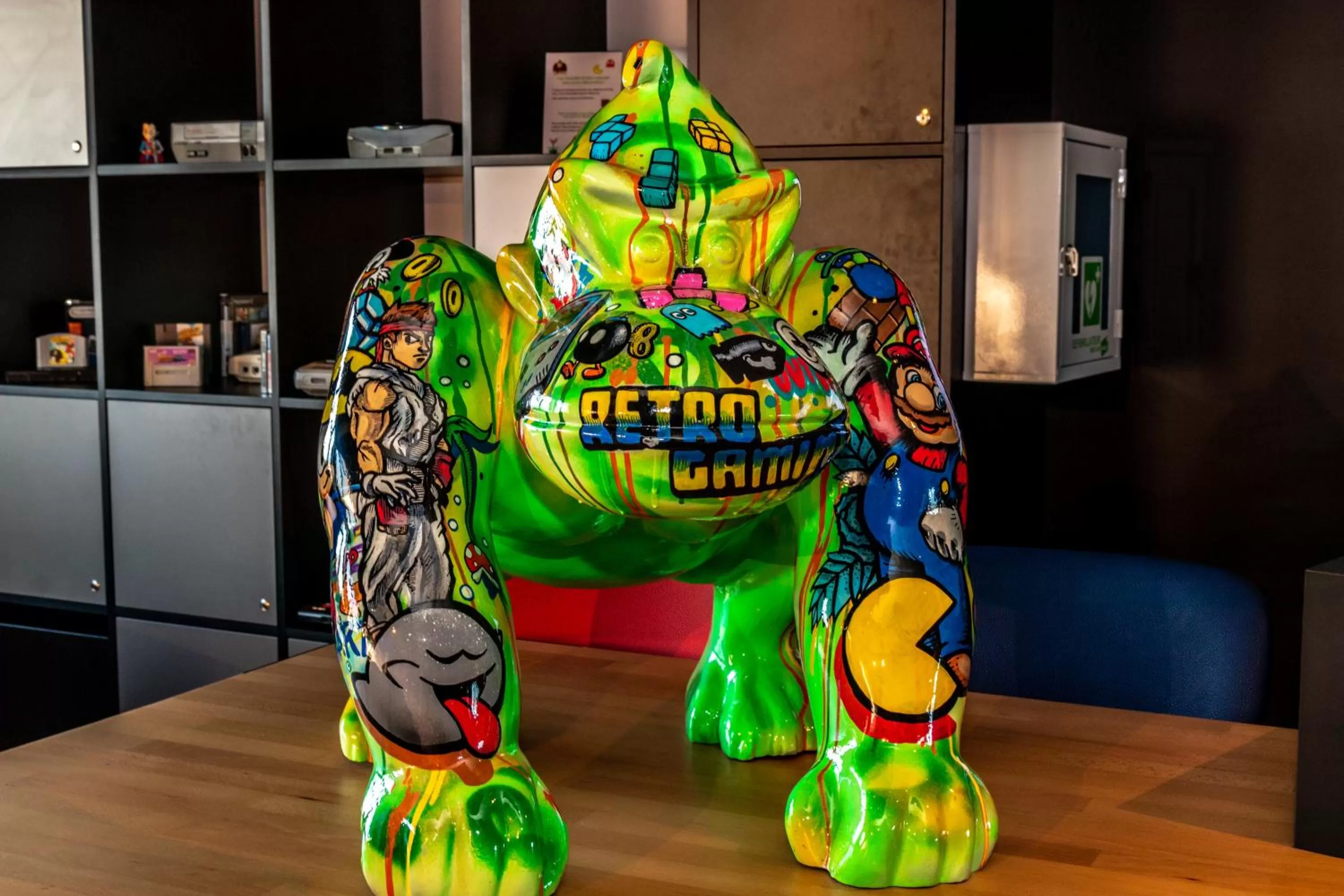 Decorative detail in ibis Styles Lyon Bron Eurexpo