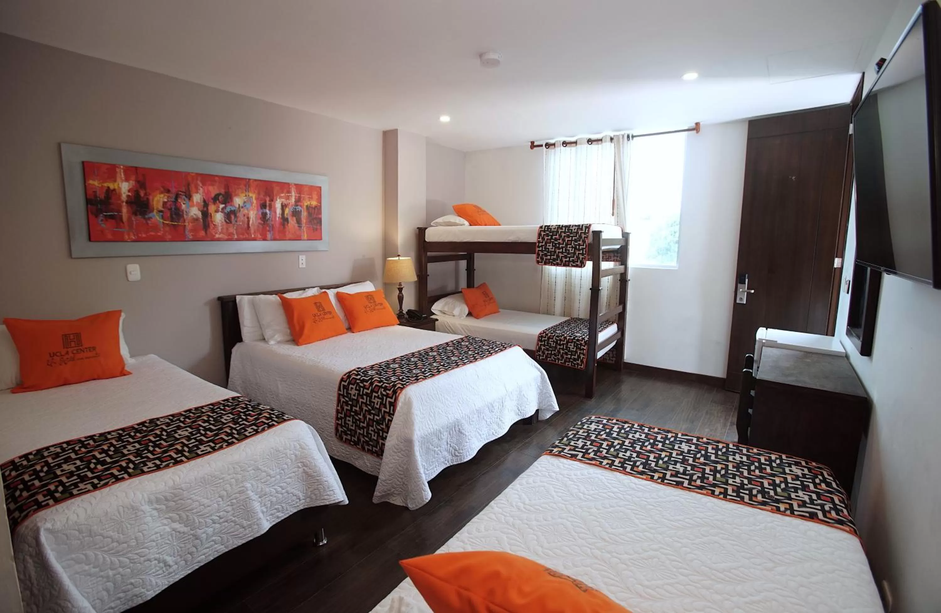 Photo of the whole room, Bed in Hotel Ucla Center