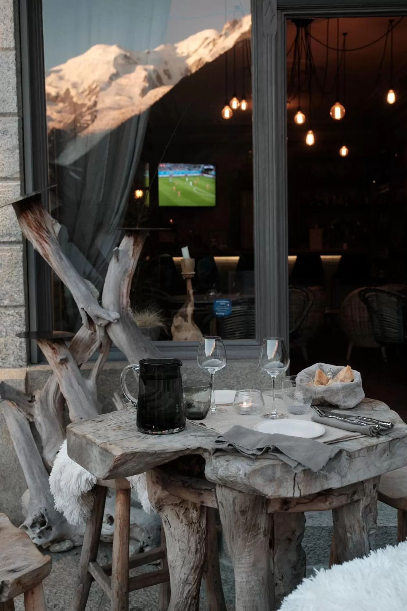 Patio, Restaurant/Places to Eat in Eden Hotel, Apartments and Chalet Chamonix Les Praz