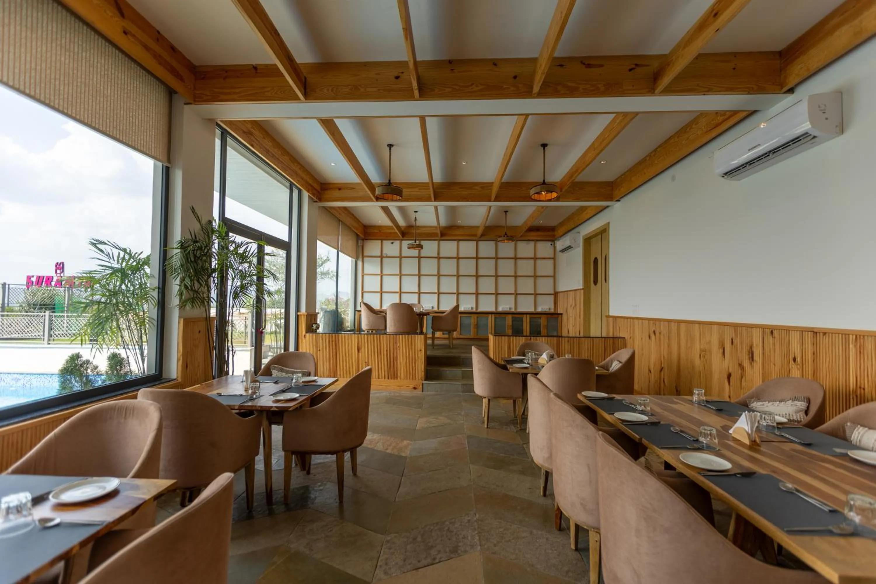 Restaurant/places to eat in SURAMYA-A Luxury Boutique Hotel
