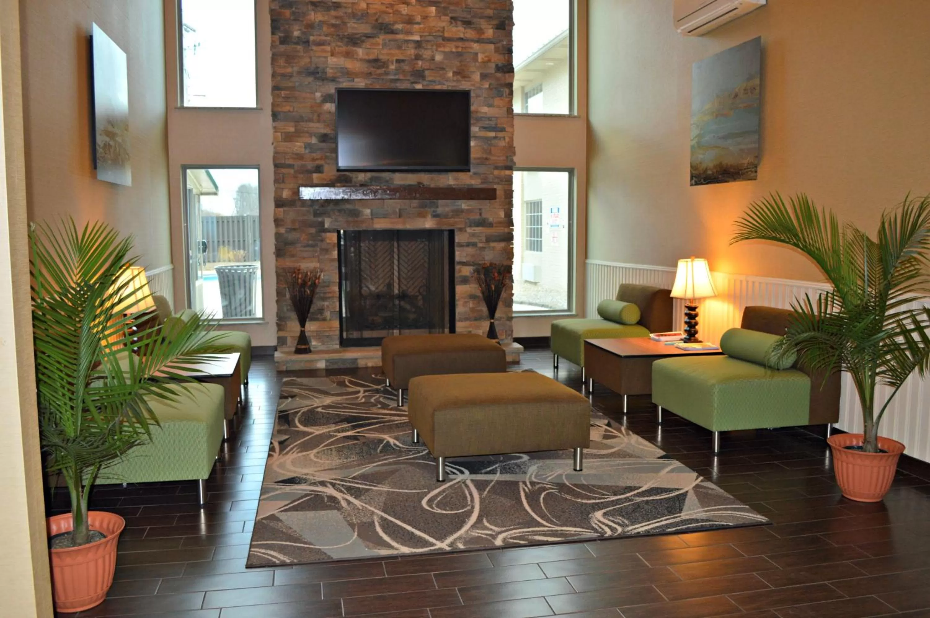 Lobby or reception in Wyndham Garden Hotel Cross Lanes Charleston