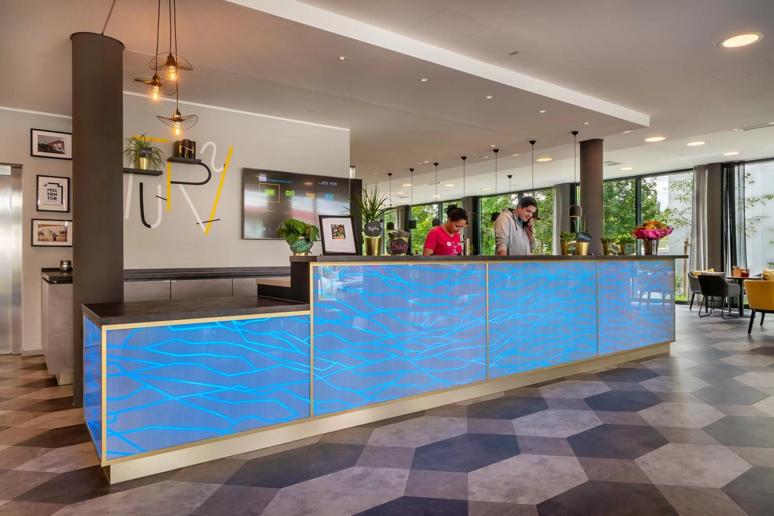 Lobby or reception in Holiday Inn - the niu, Fury Aschheim Messe by IHG