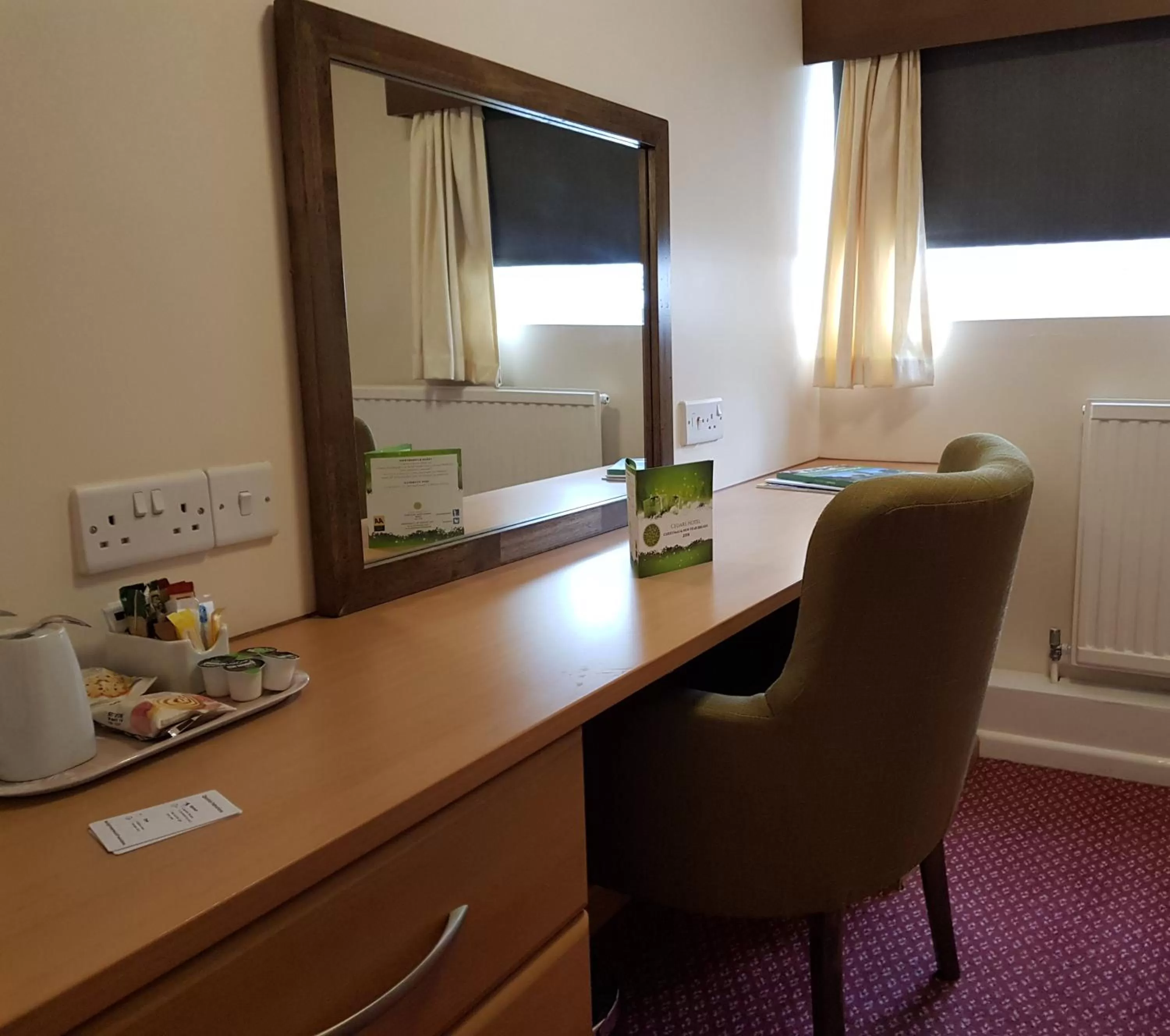 Seating area in The Cedars Hotel