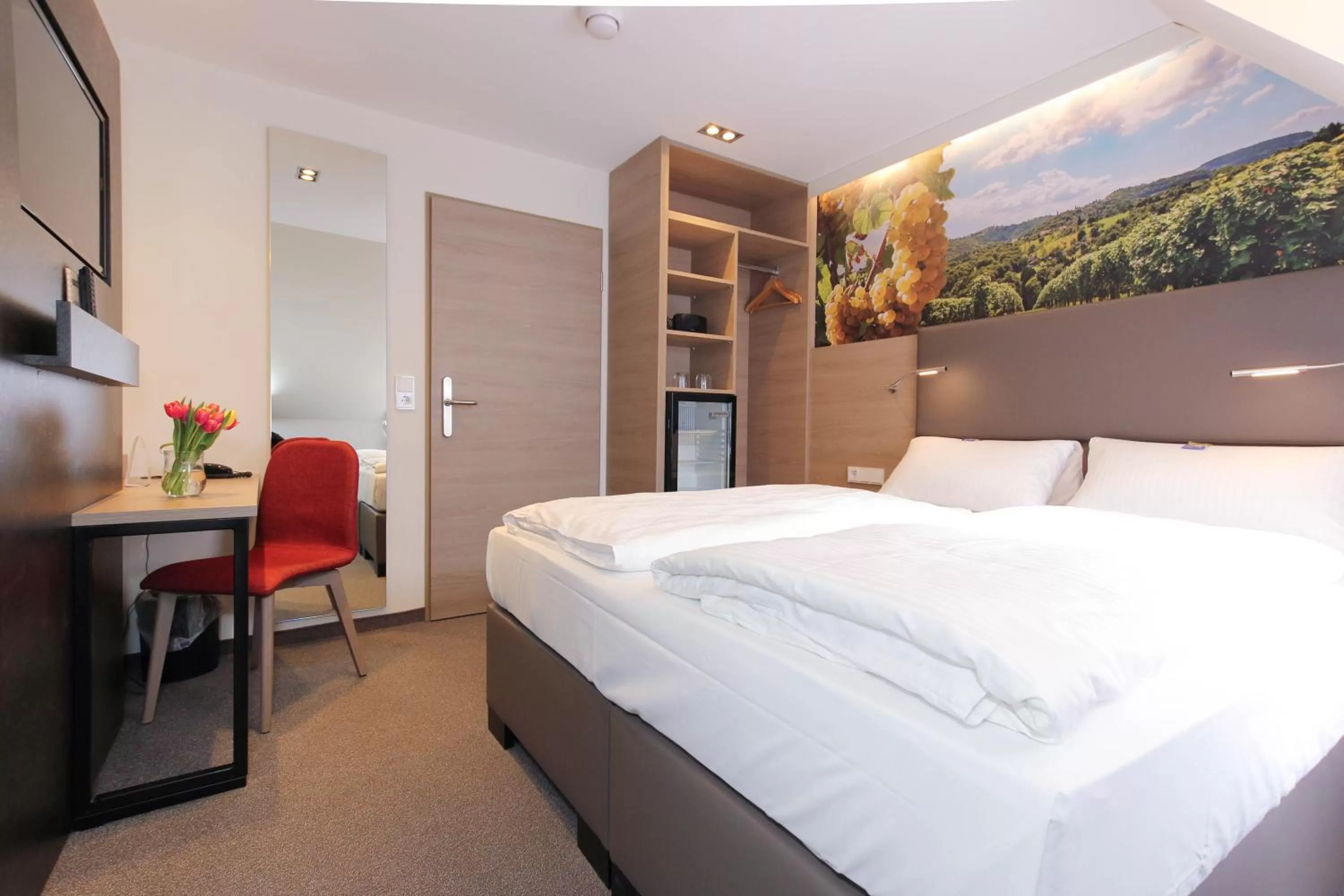 Bed in City Hotel Würzburg