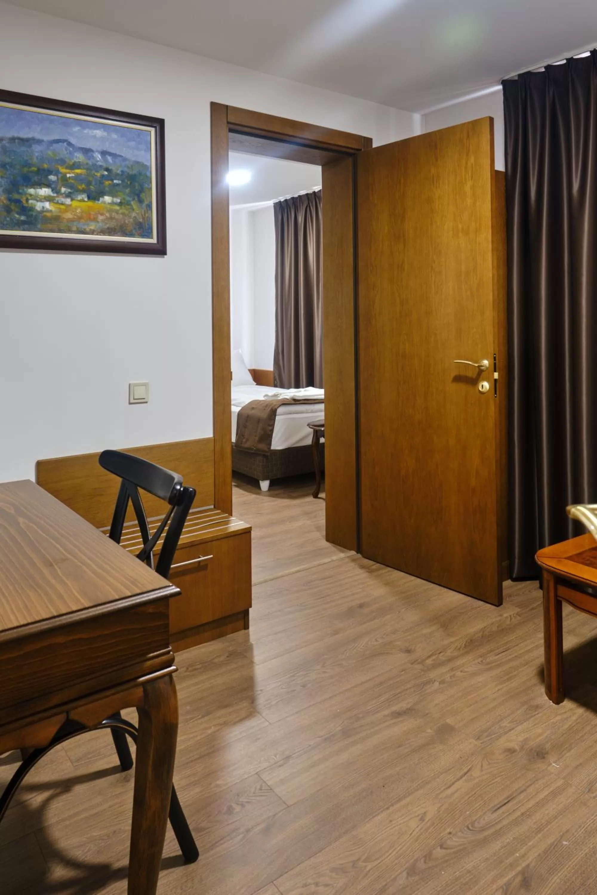 Bed in Hotel Splendid