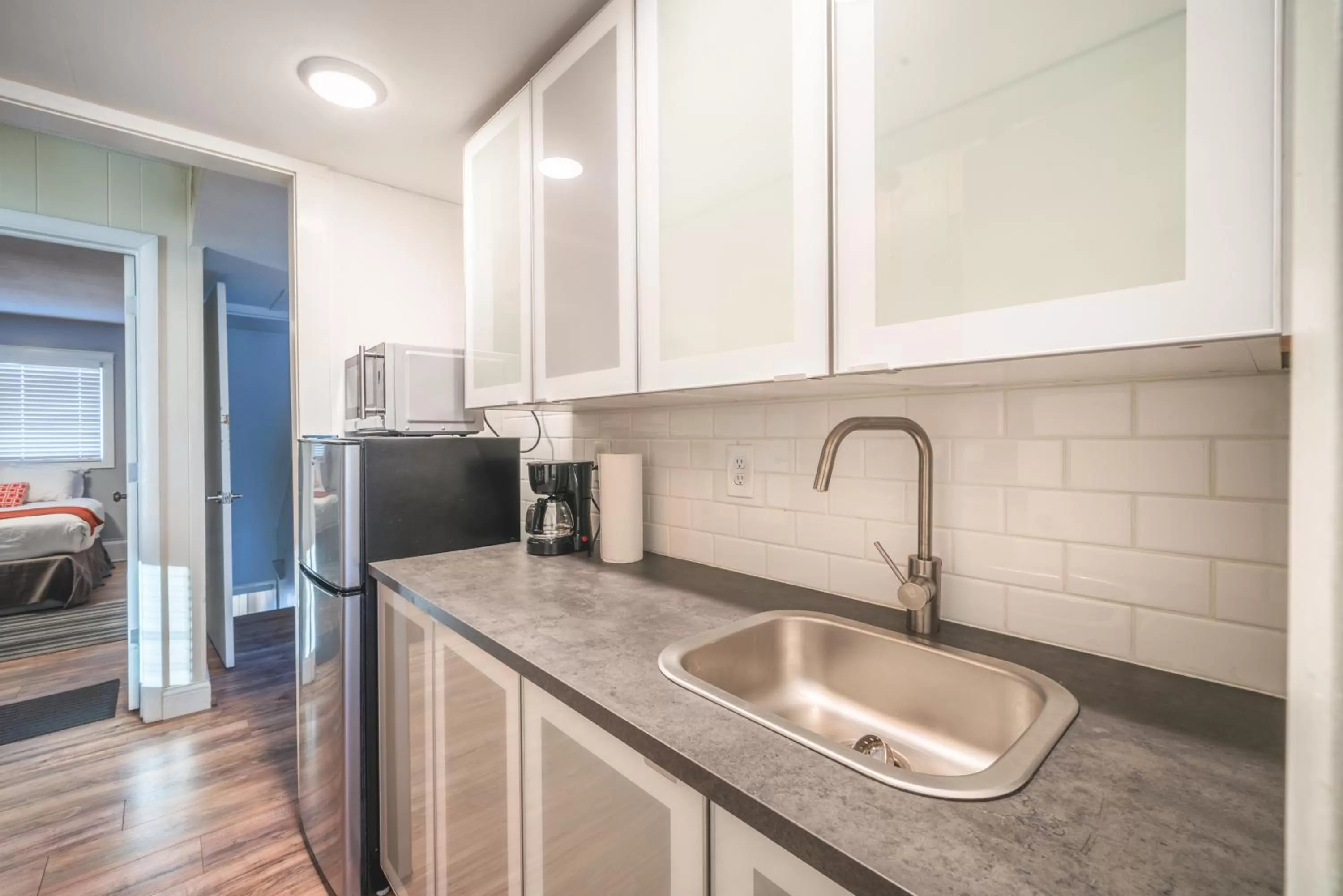 Kitchen or kitchenette in Hotel Rapids