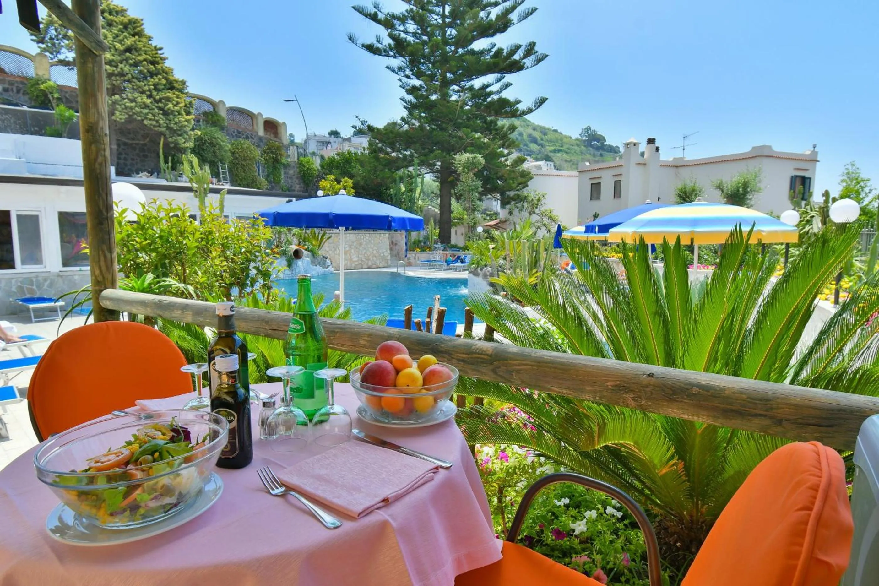 Balcony/Terrace in Hotel Terme Saint Raphael