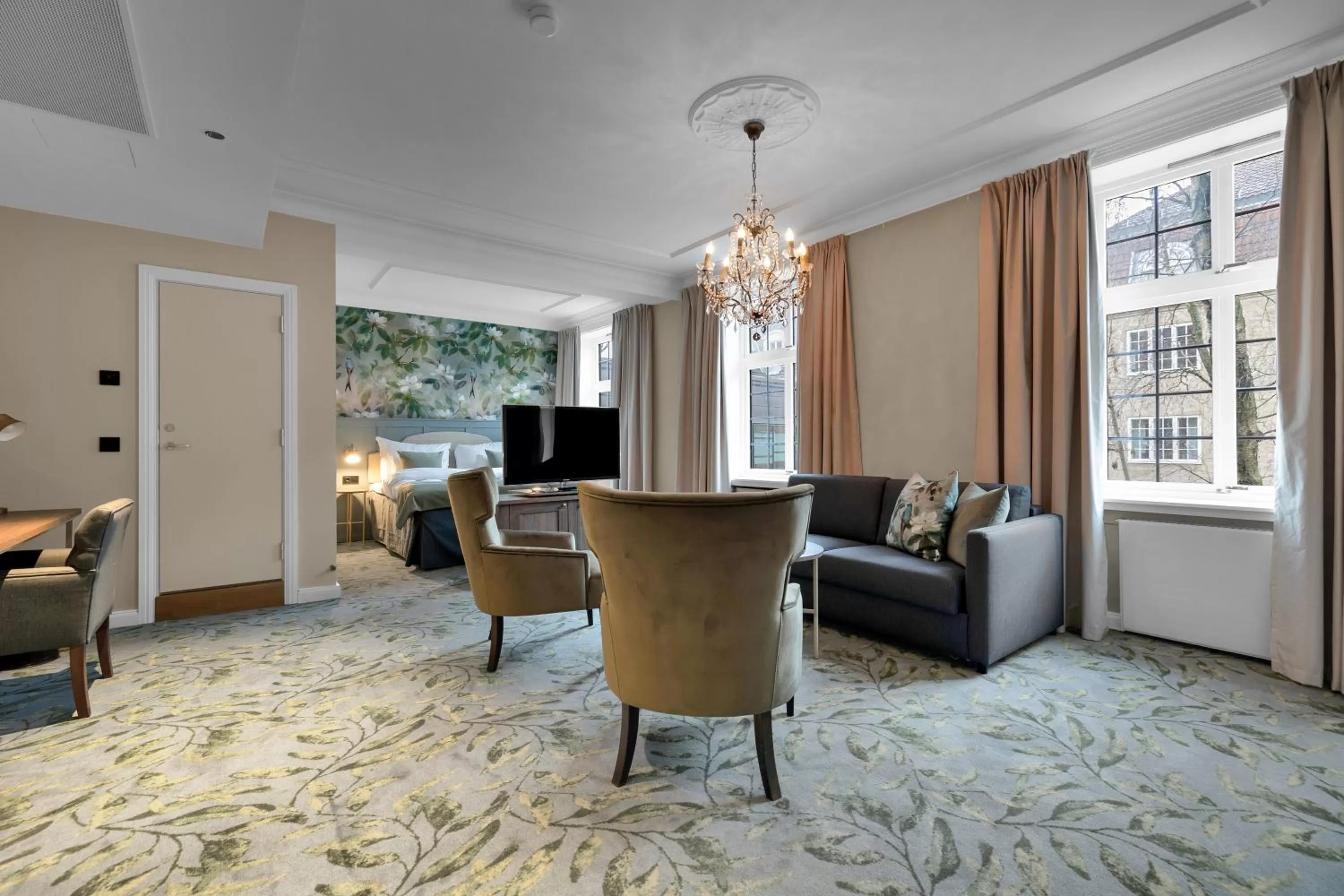 Seating area in Home Hotel Gabelshus