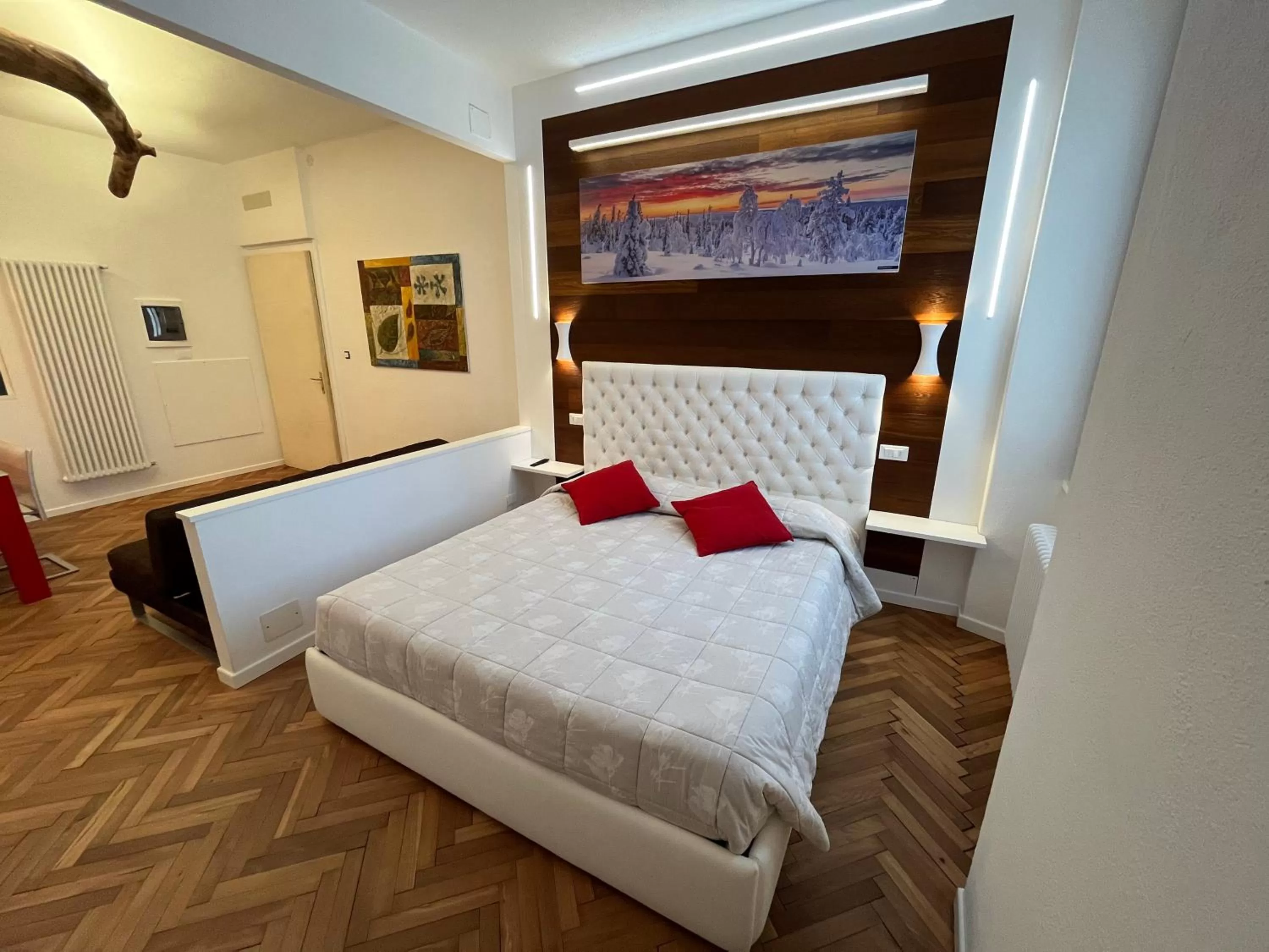 Bed in B&B Dai Toscans