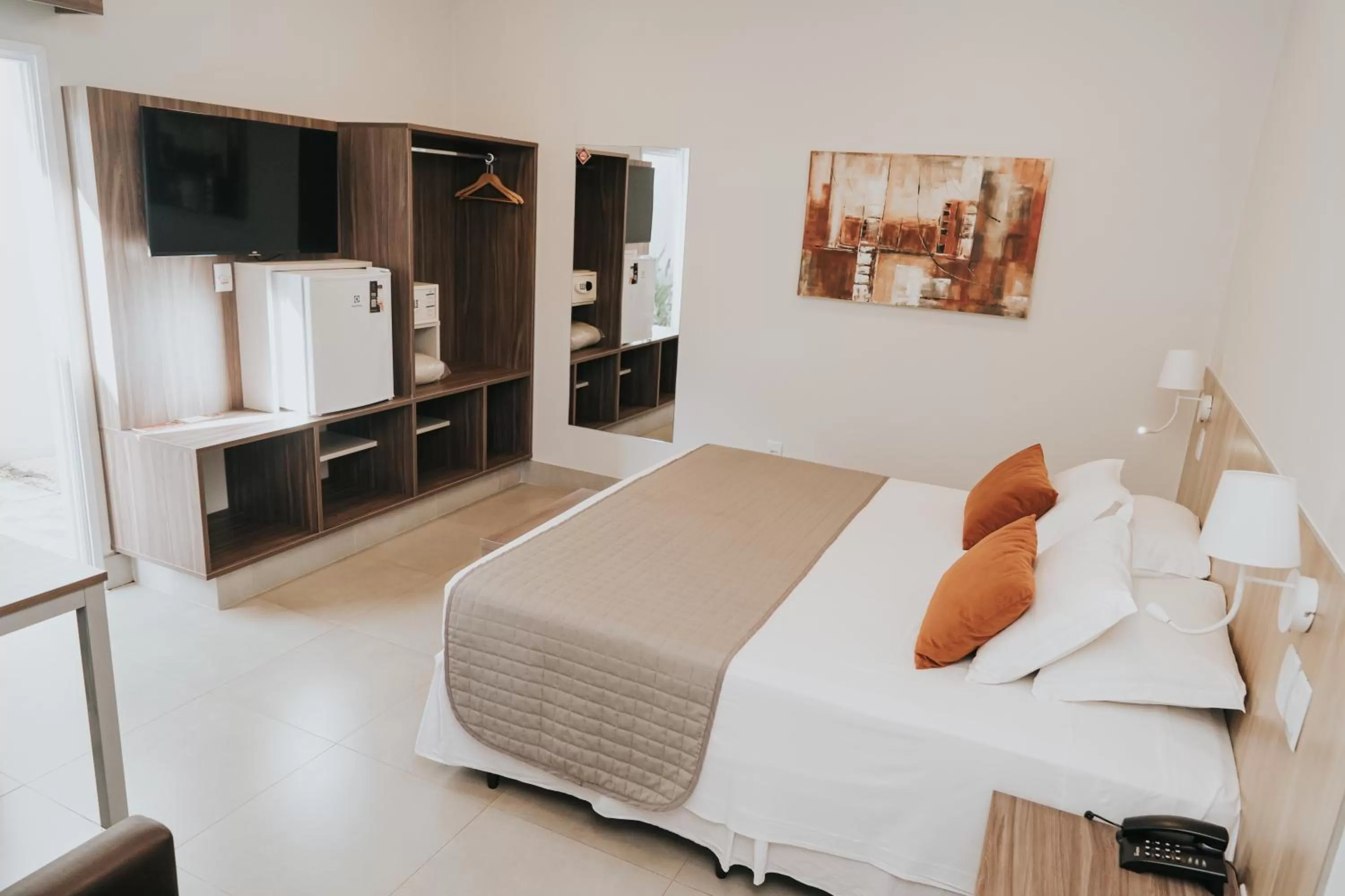 Bed in Portal Hotel Mogi Mirim