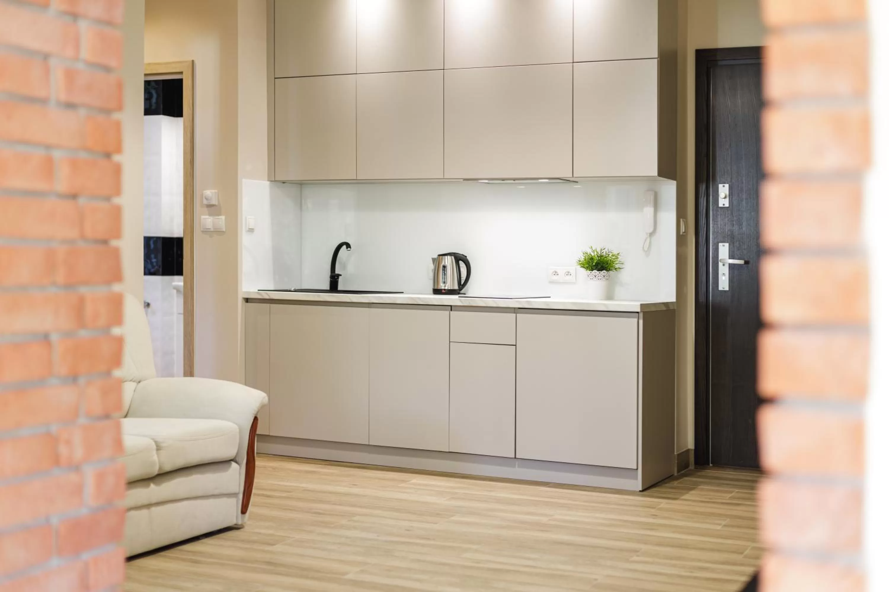 Coffee/tea facilities, Kitchen/Kitchenette in Jagiellońska Residence