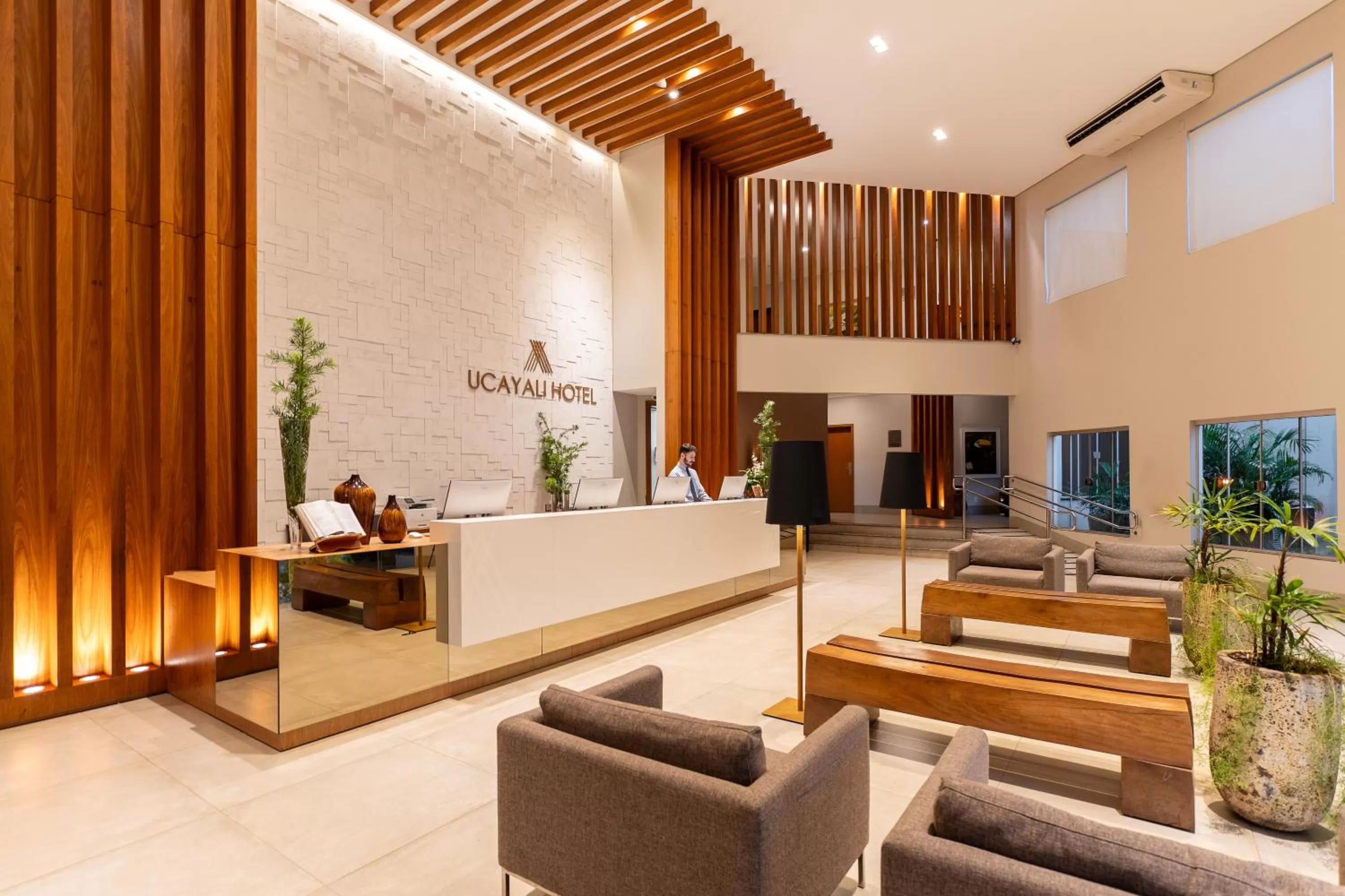 Lobby or reception in Ucayali Hotel