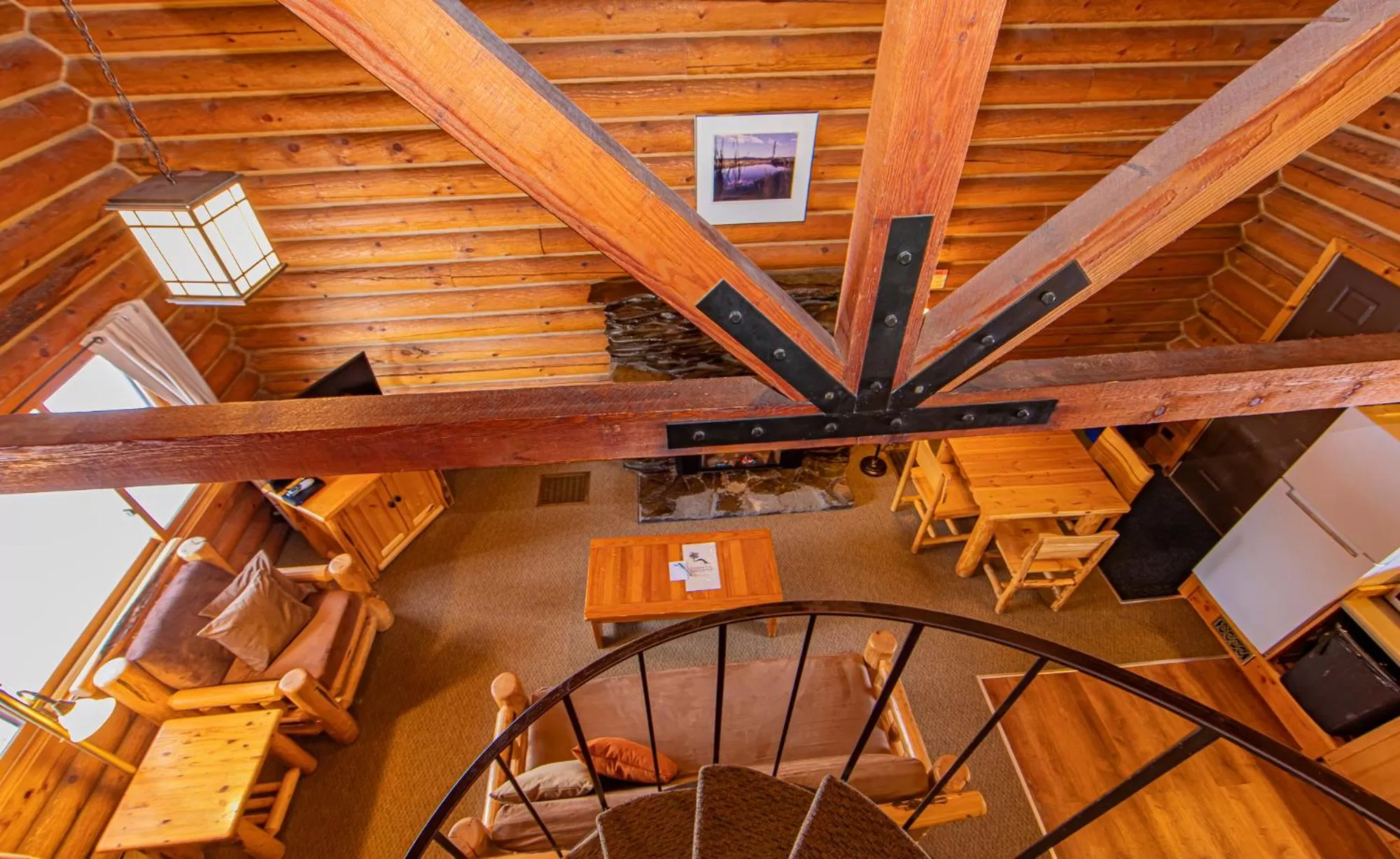 Living room in Cooper Spur Mountain Resort