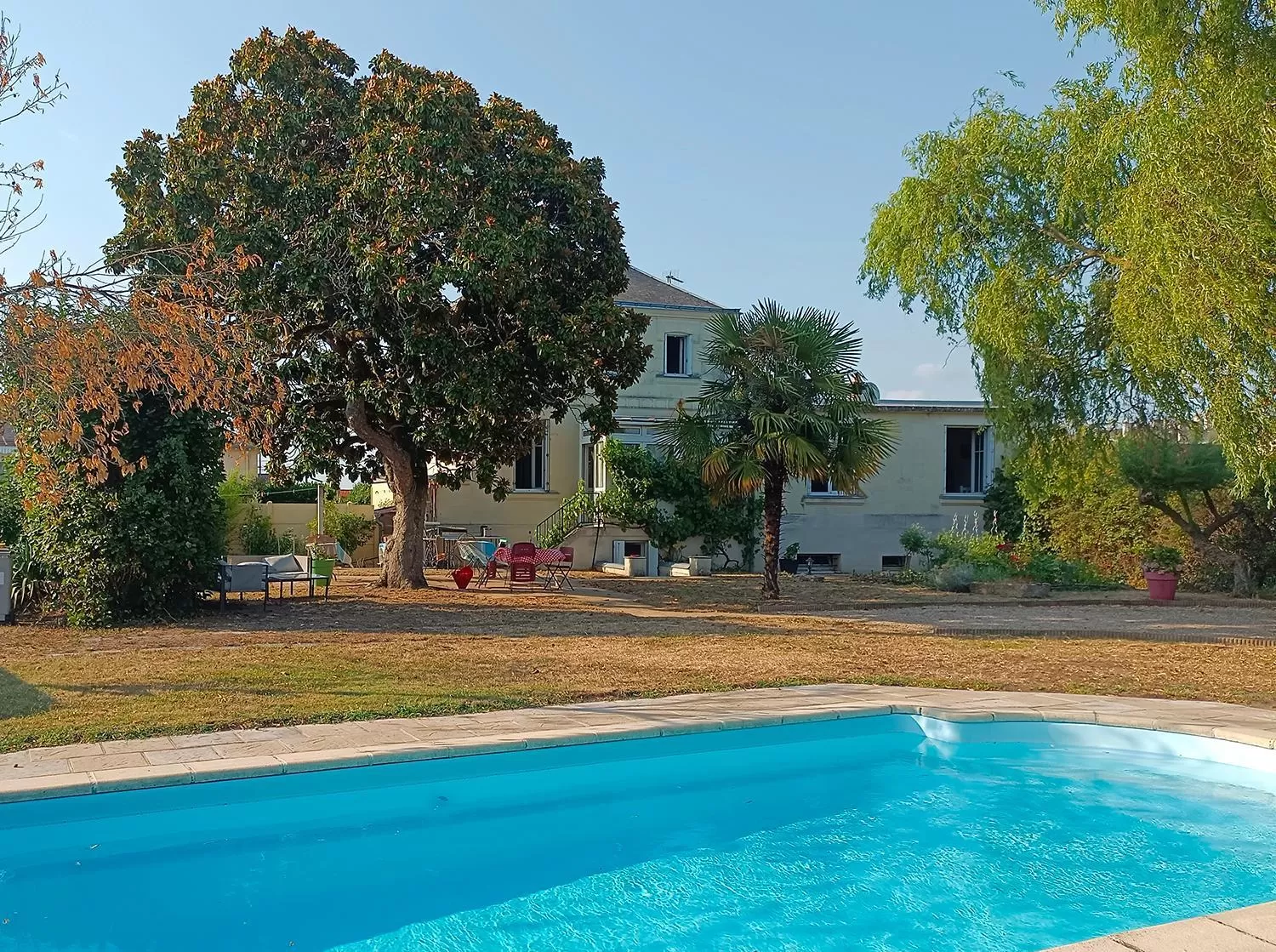 Swimming Pool in Le Magnolia, chambre d'hôte au calme