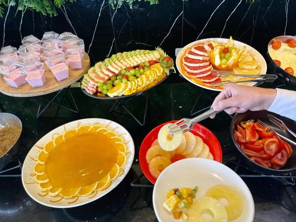 Food in Caesar Hotel Ramallah