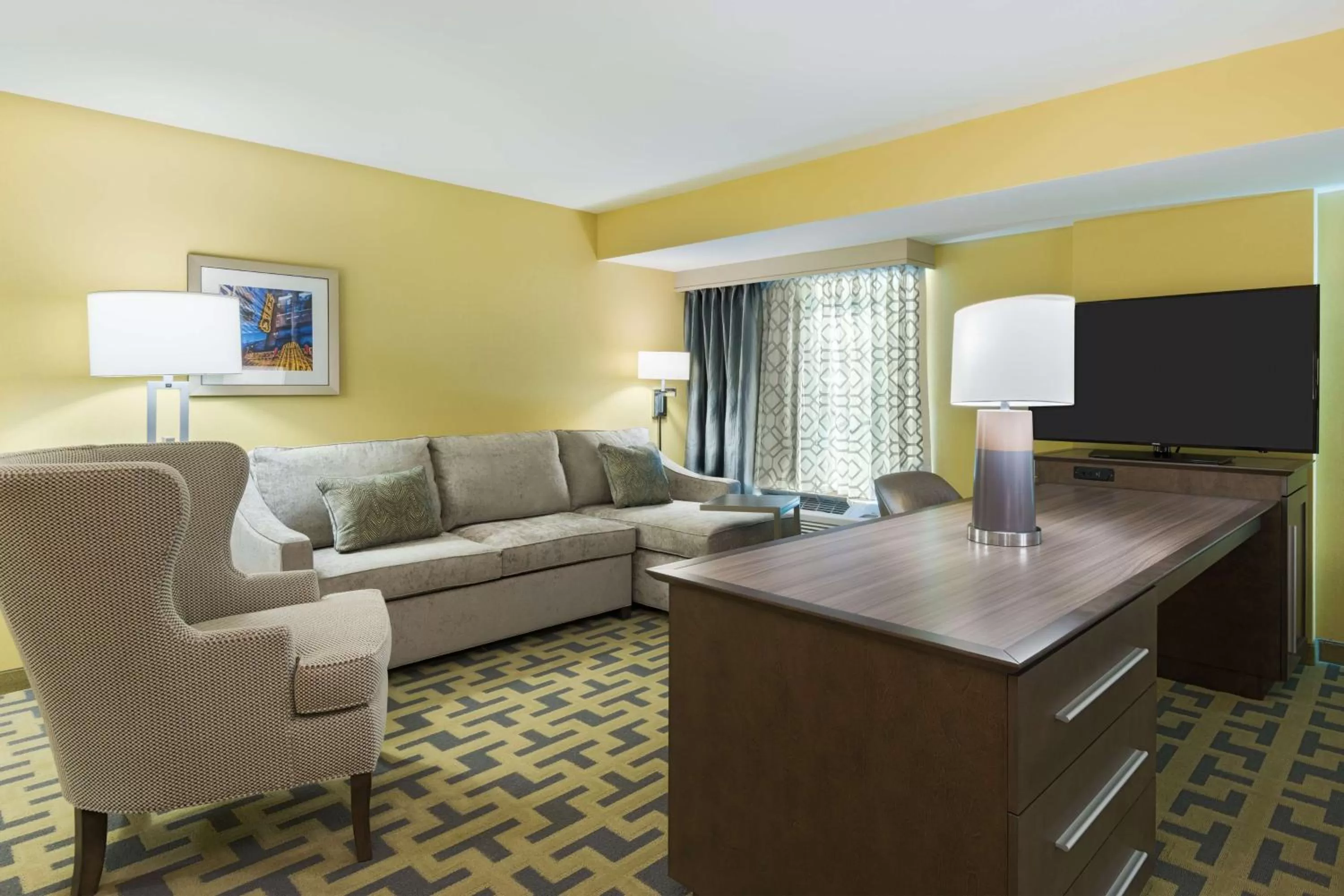 Living room in Hampton Inn & Suites Tampa Airport Avion Park Westshore