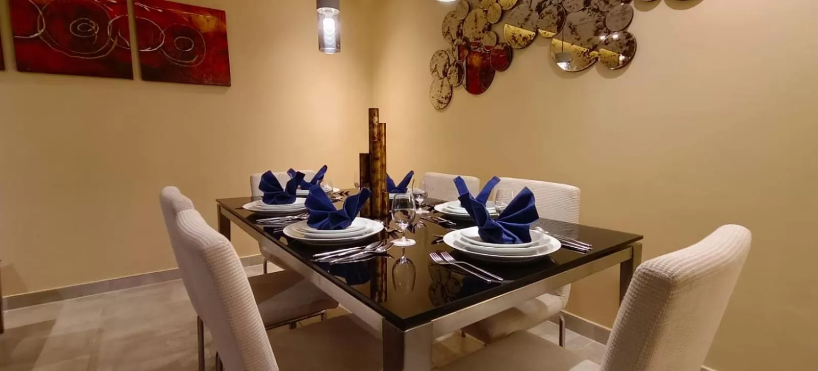 Dining area, Restaurant/Places to Eat in Q Suites Jeddah by EWA - Managed by HMH