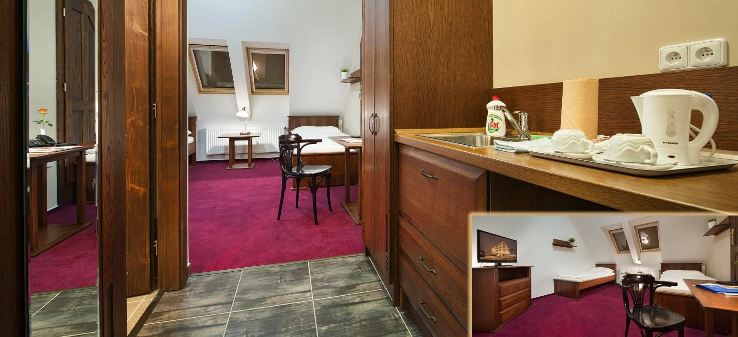 Kitchen or kitchenette in Brioni Boutique Hotel 4*
