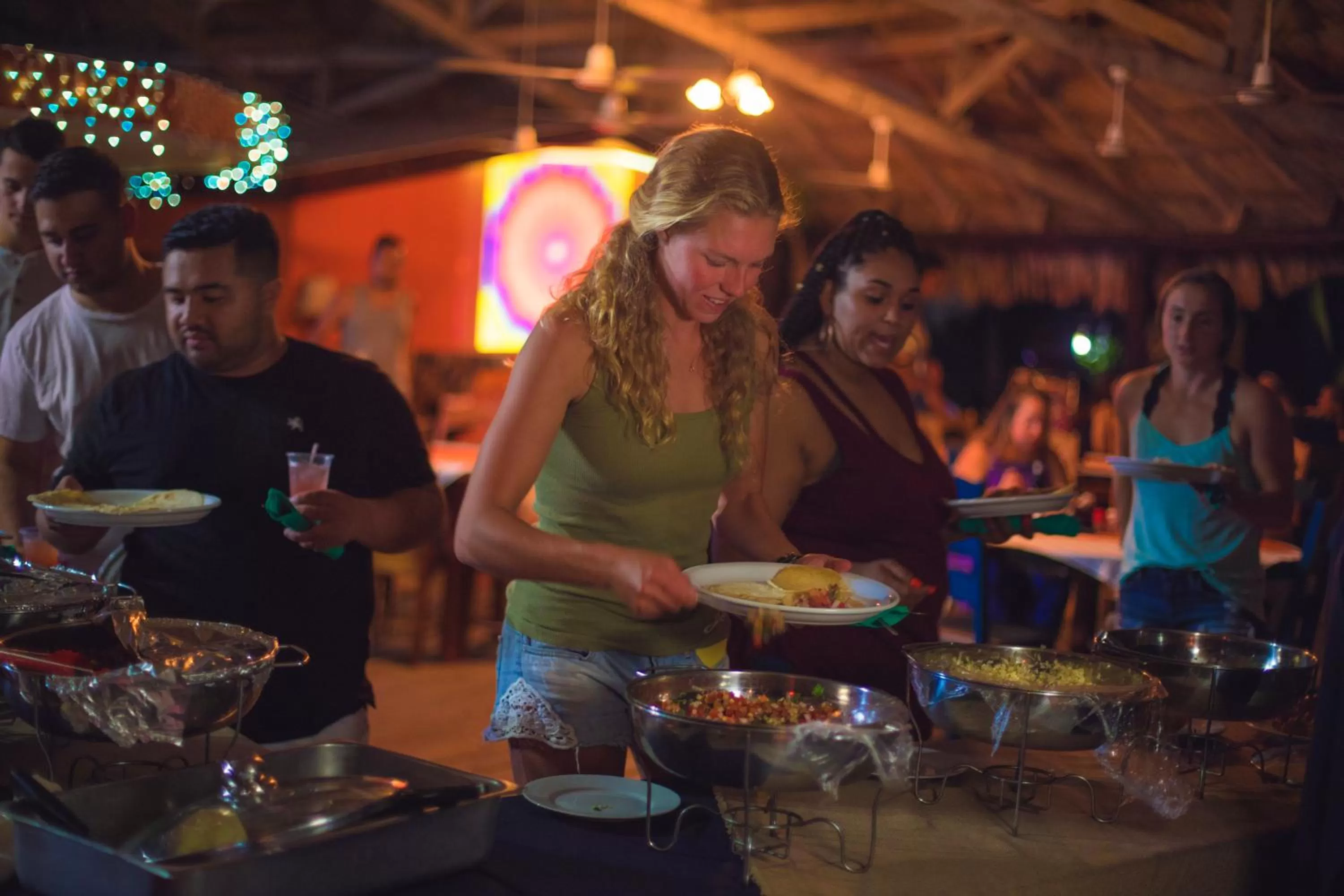 People in Lamanai Hotel & Marina