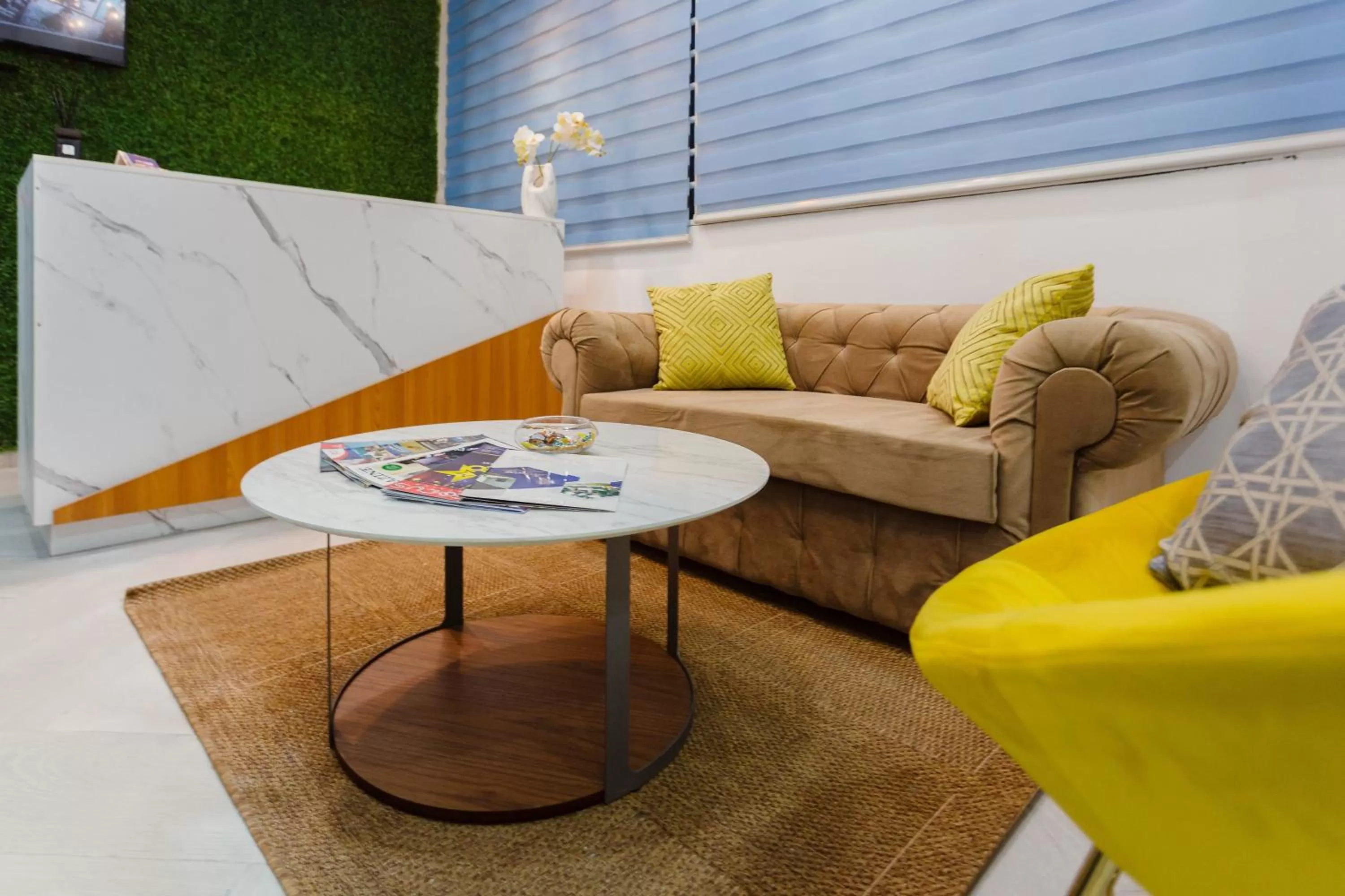 Seating area in The Avery Suites, East Legon