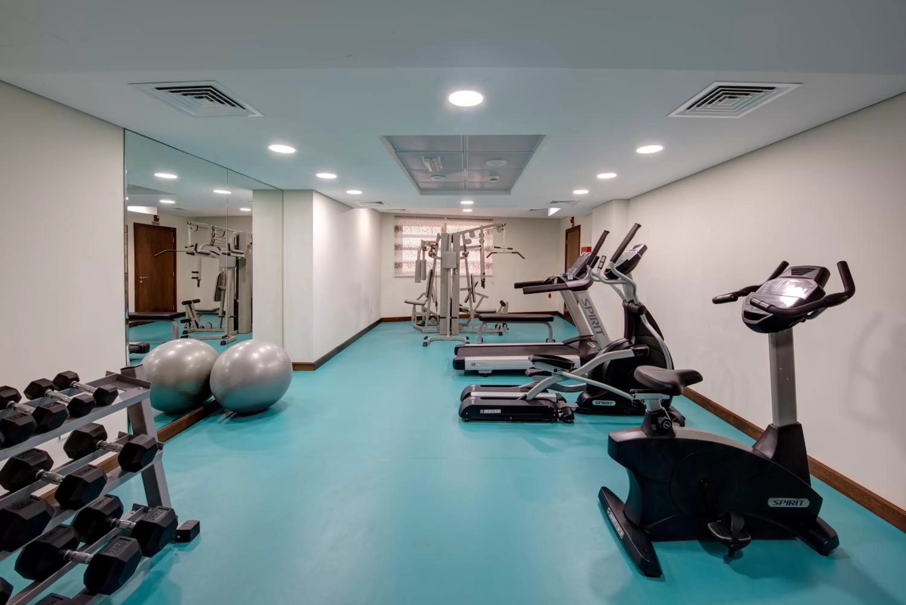 Fitness centre/facilities in Center Hotel Sharjah
