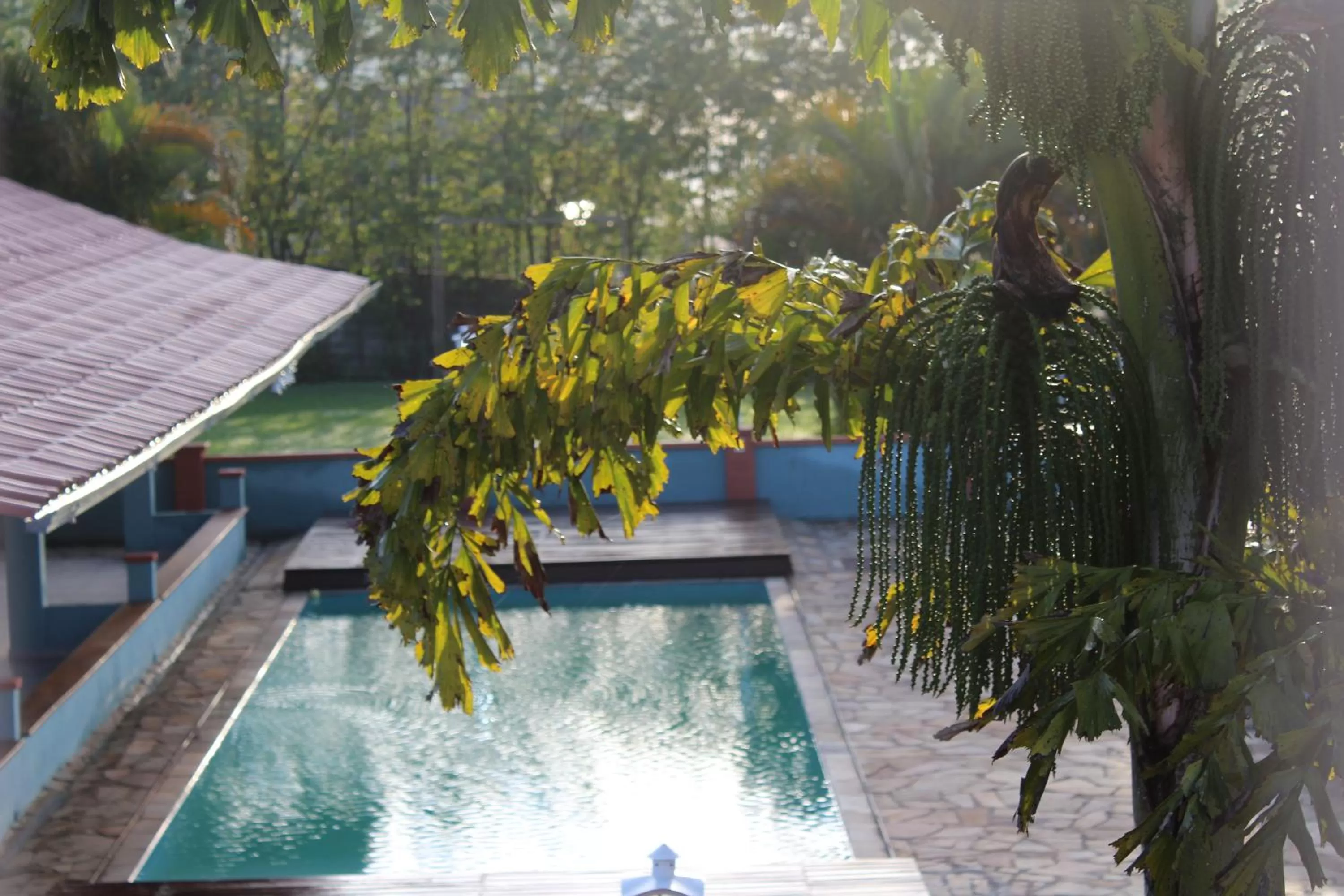 Swimming pool in Pousada Morro dos Ventos