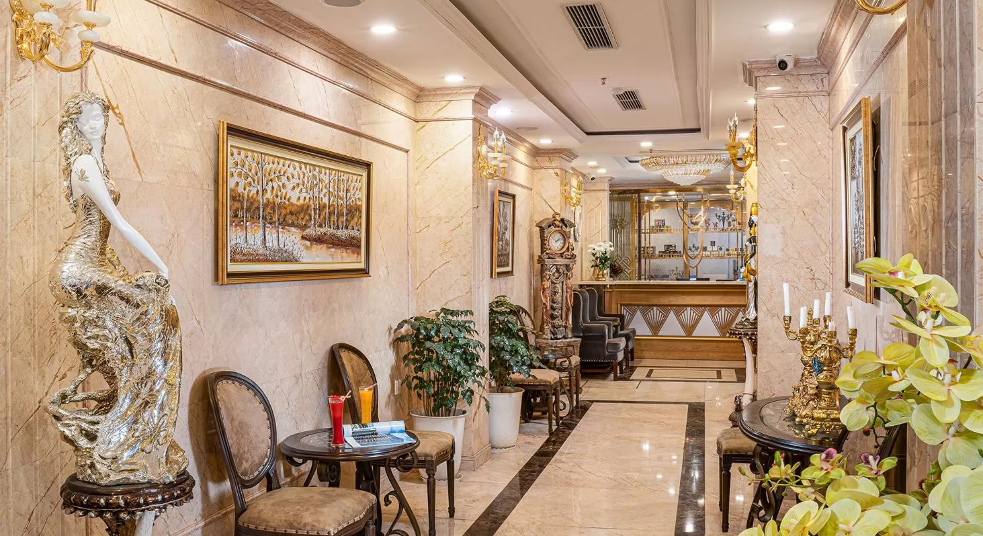 Seating area in Affa Boutique Hotel