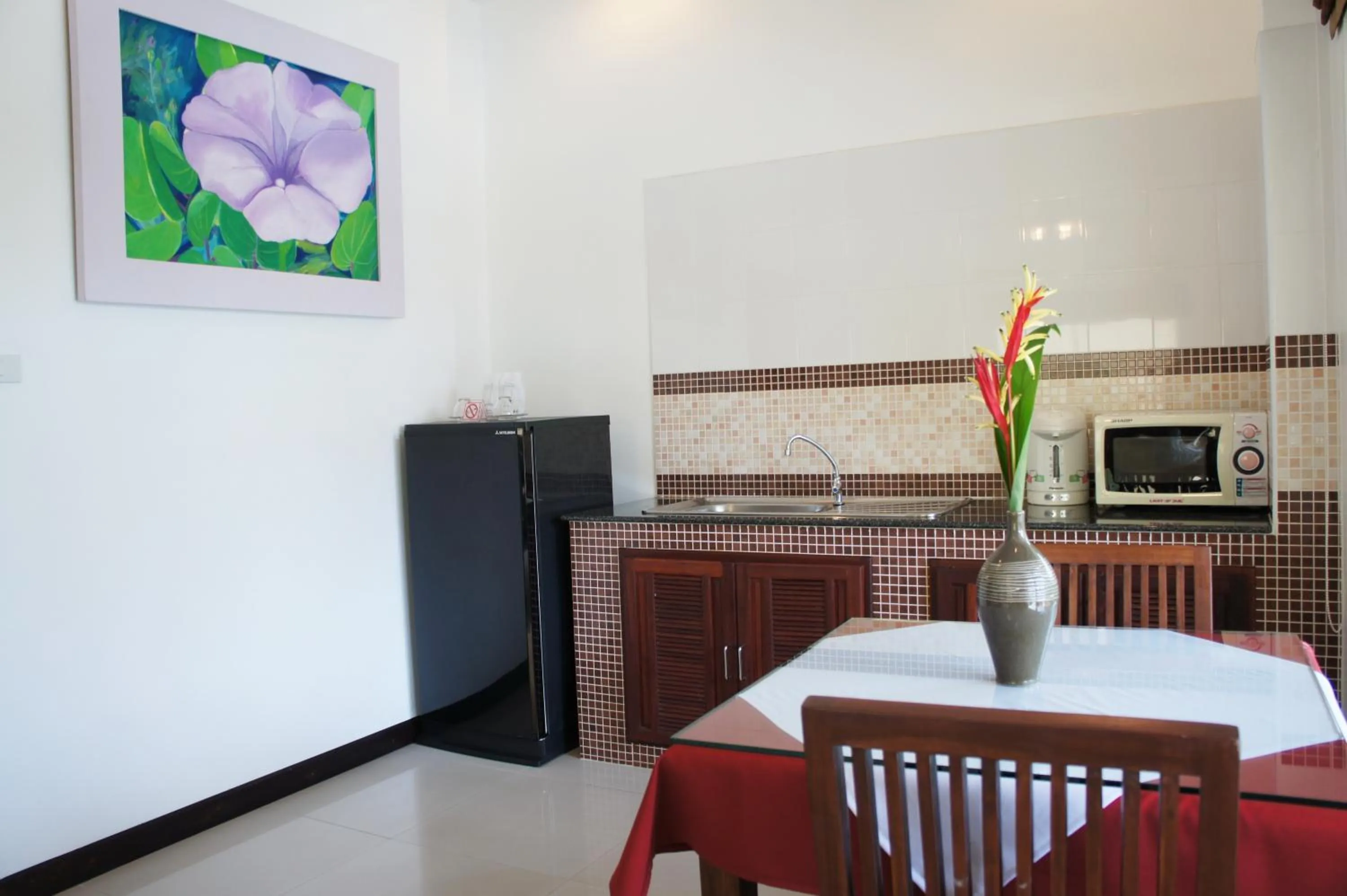 Kitchen or kitchenette in Le Piman Resort