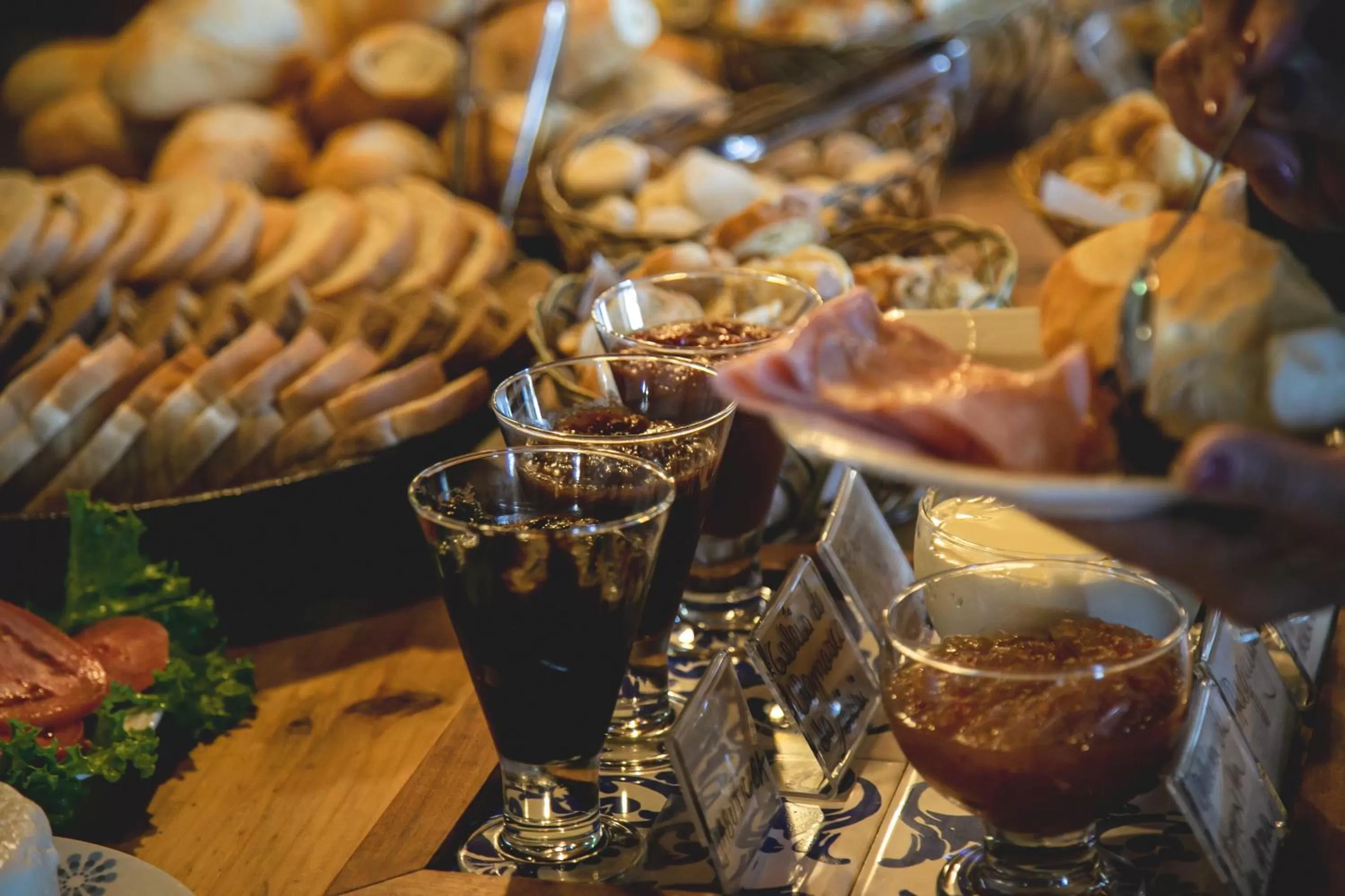 Breakfast in Pousada Aguia da Montanha