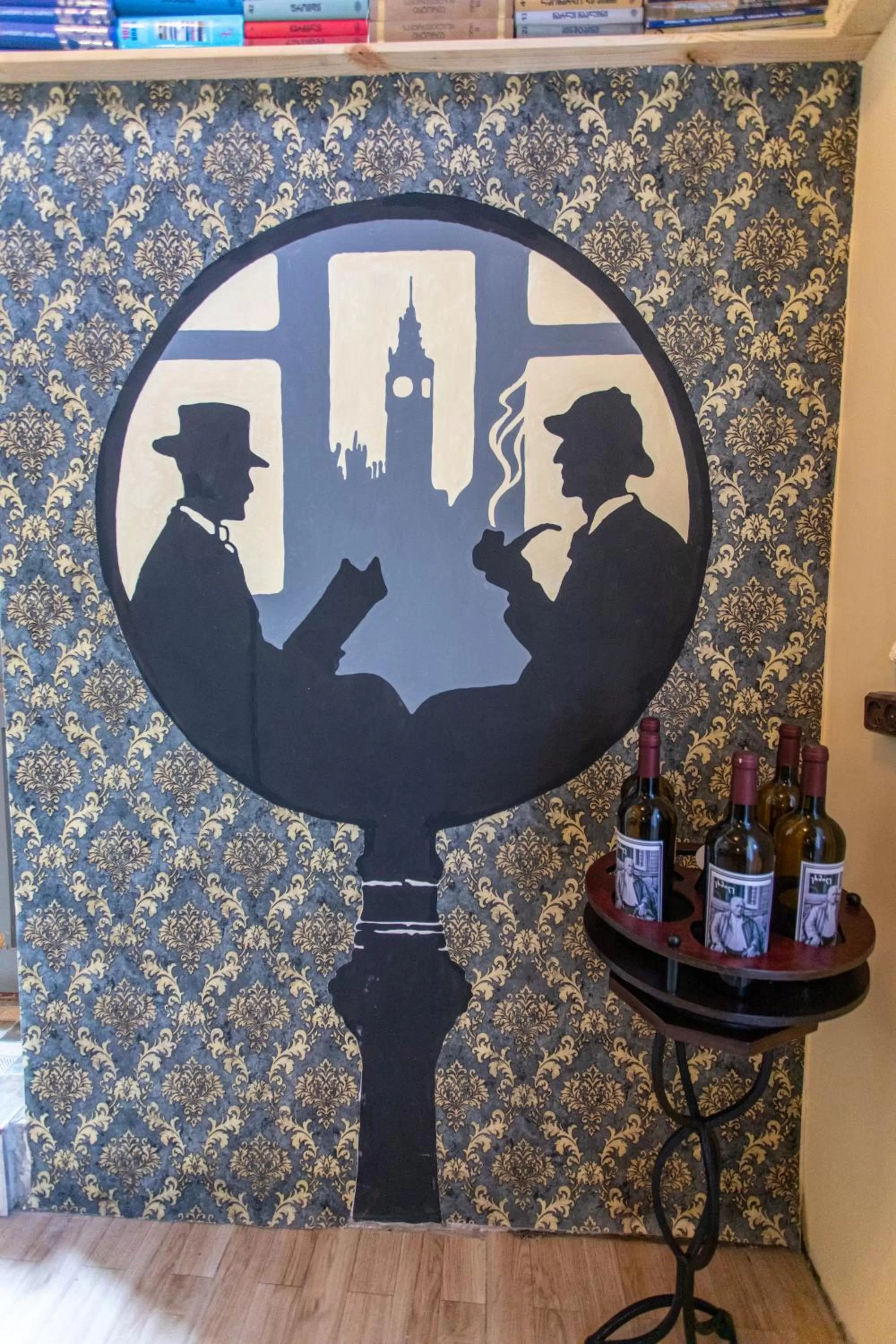 Decorative detail in Book Hotel