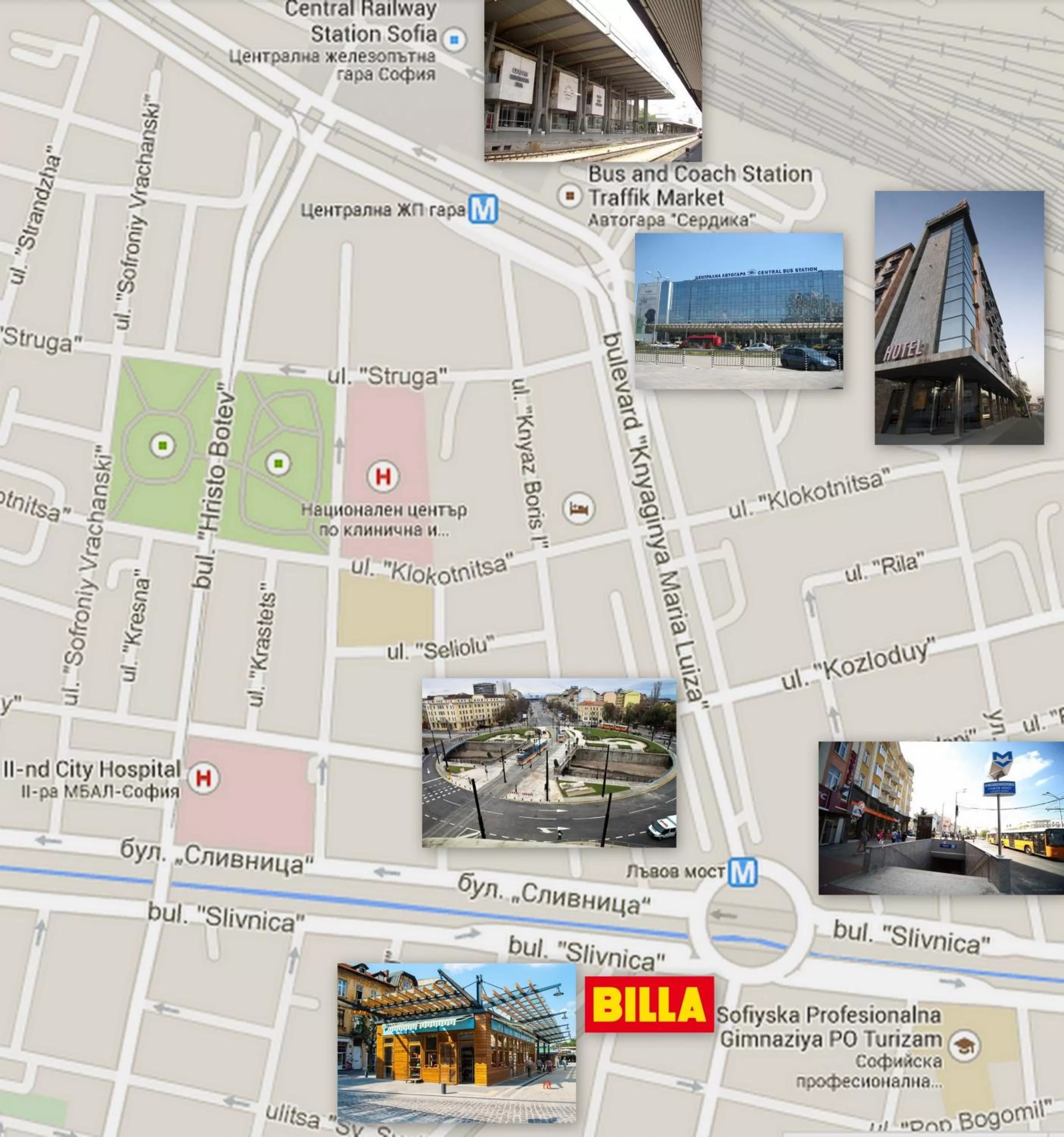 Nearby landmark in Budapest Hotel - Free Parking