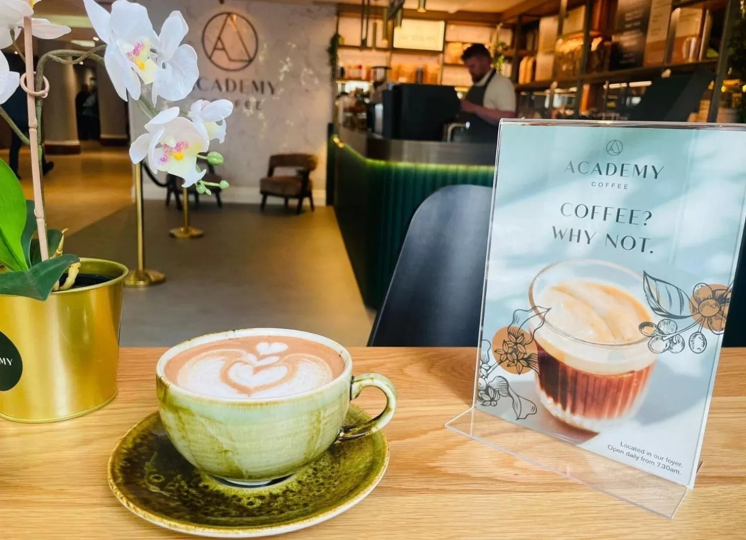 Restaurant/places to eat in Academy Plaza Hotel