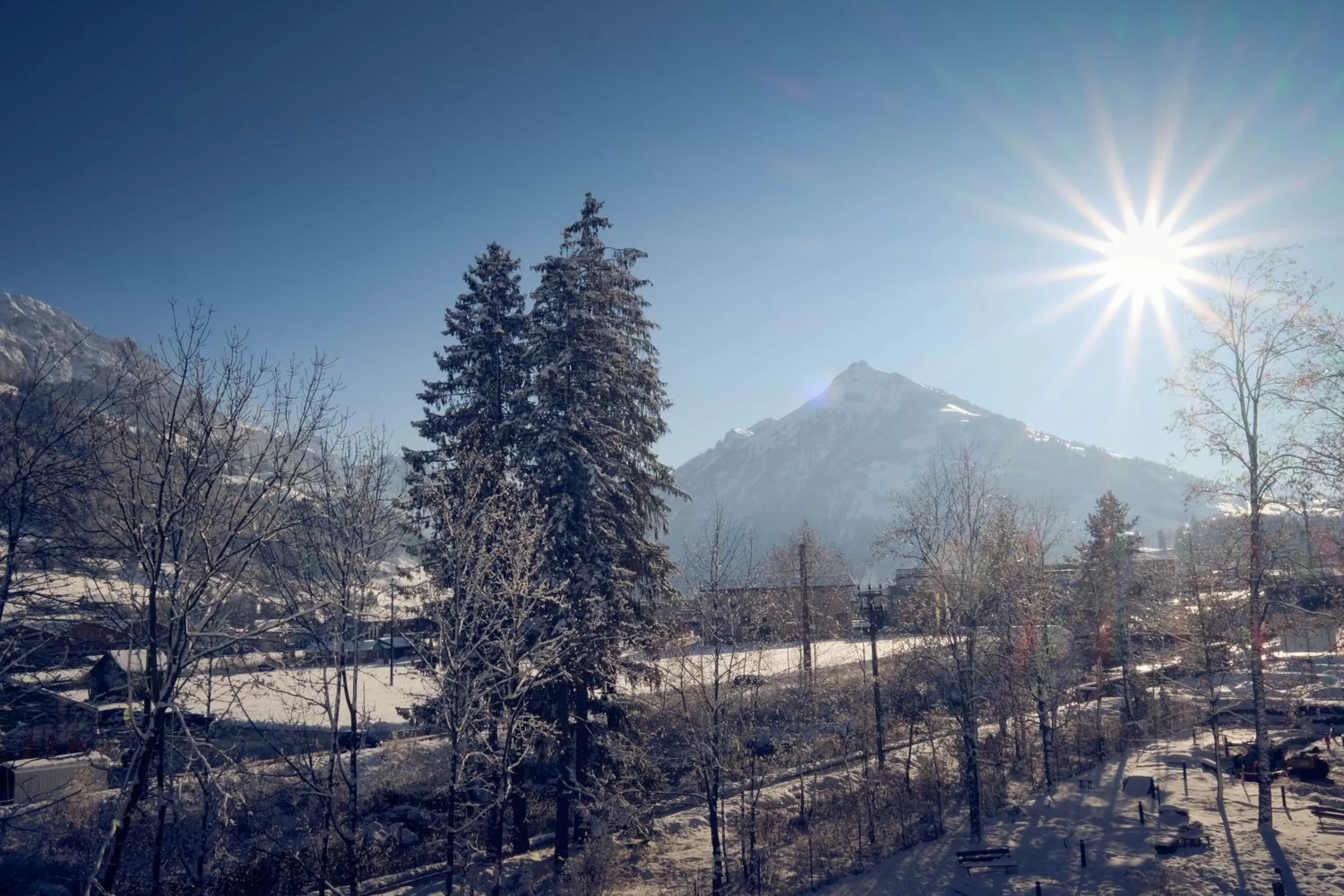 Natural landscape in Frutigresort