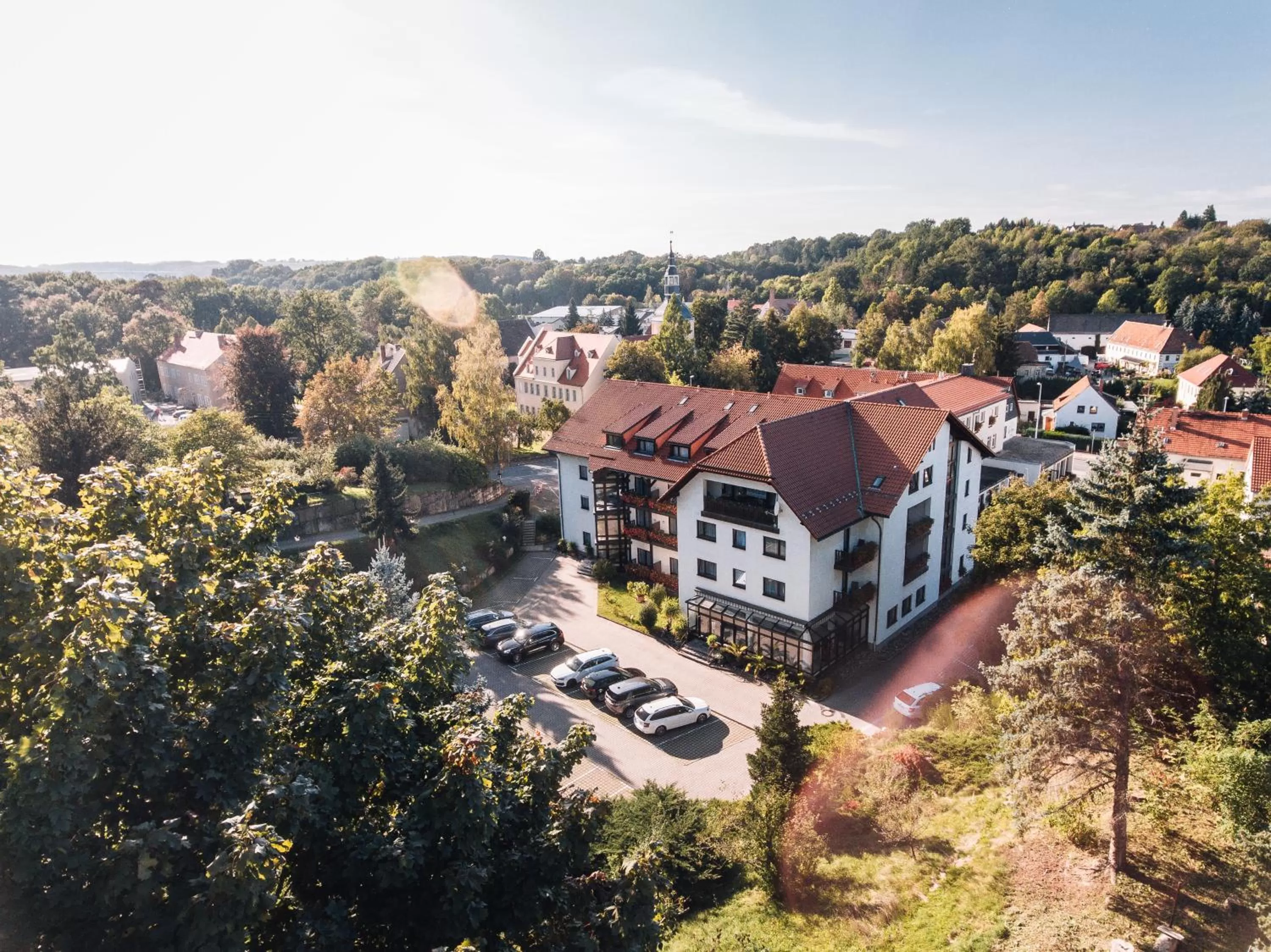 Bird's eye view in Hotel Zur Post