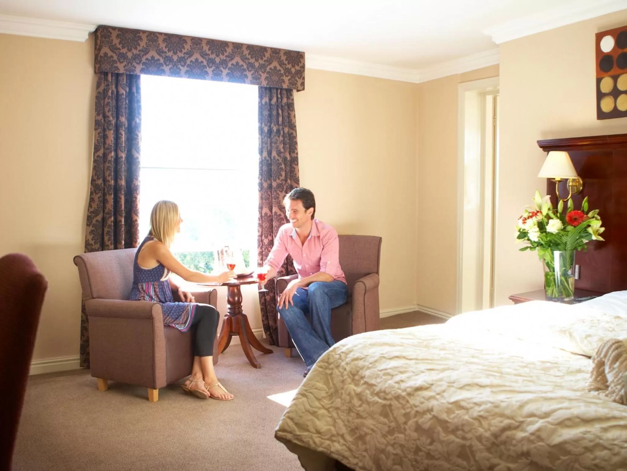 People, Bed in Crown Spa Hotel Scarborough by Compass Hospitality