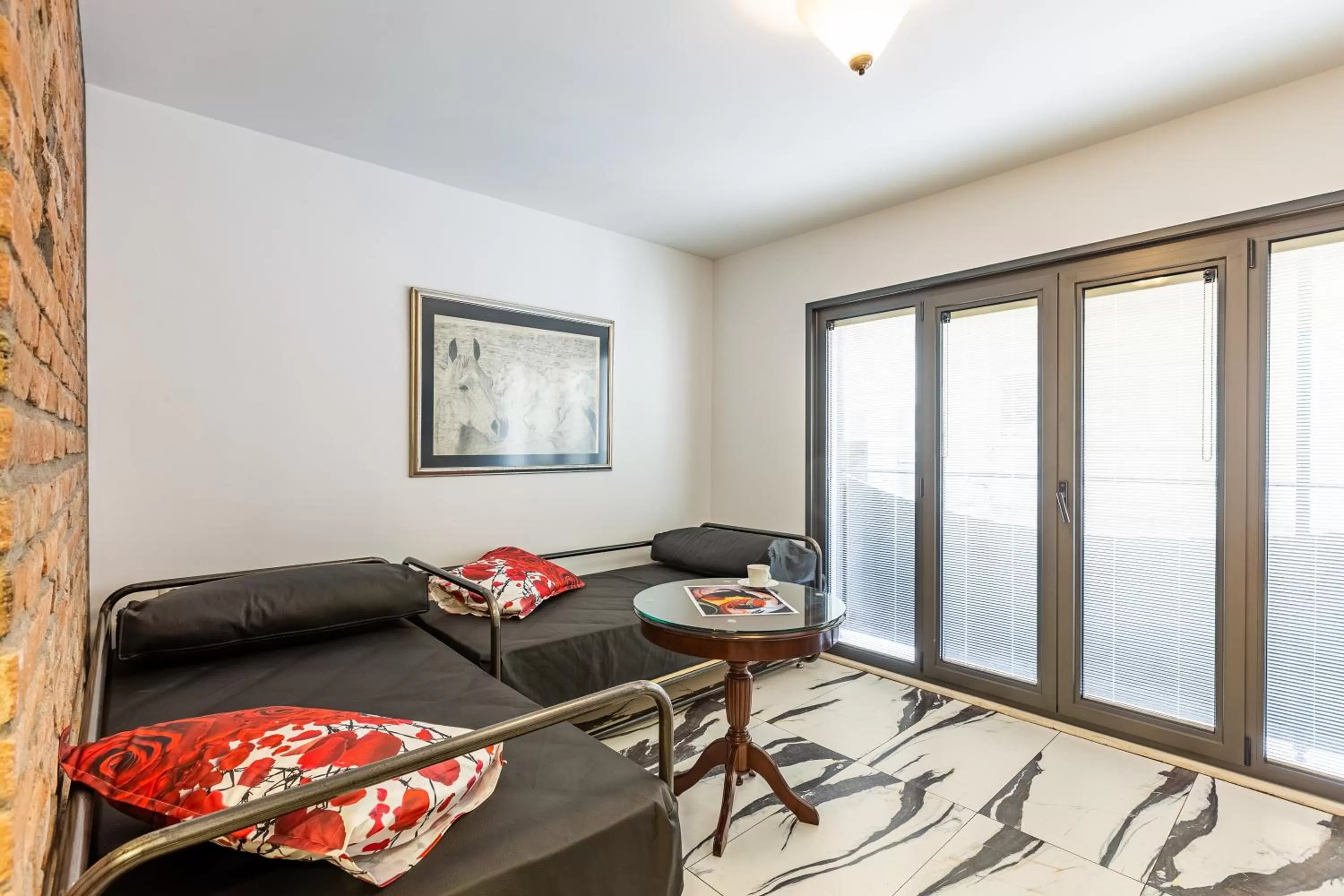 Bed in Villa Pera Suite Hotel