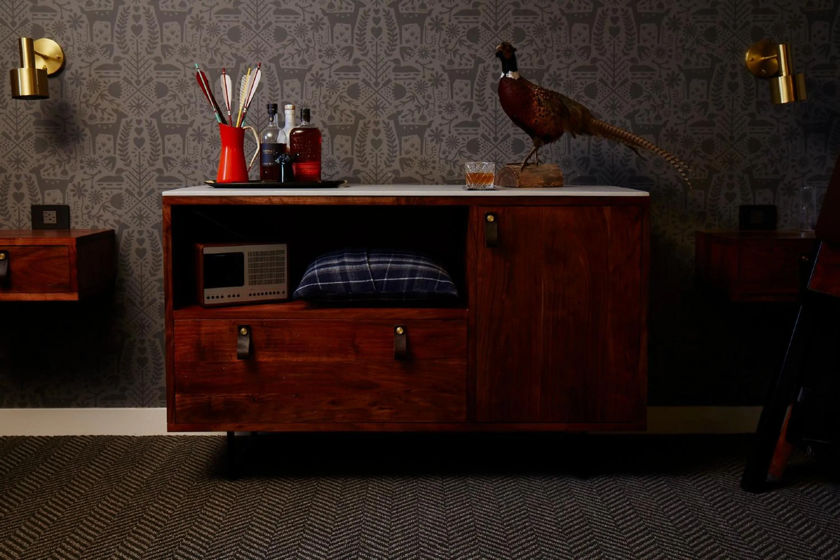 Decorative detail in Hewing Hotel