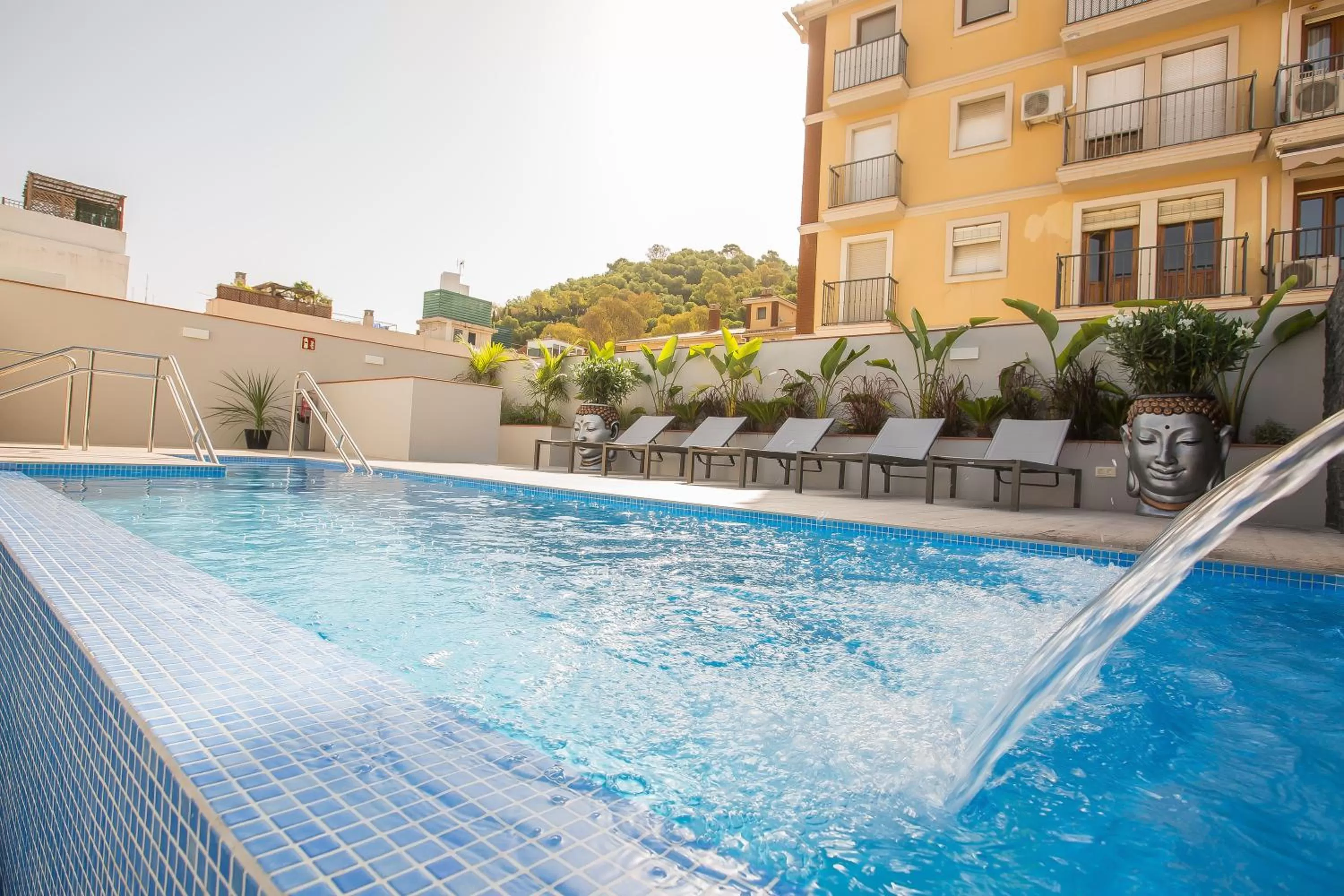 Swimming pool in Hotel Brö-Adults Recommended