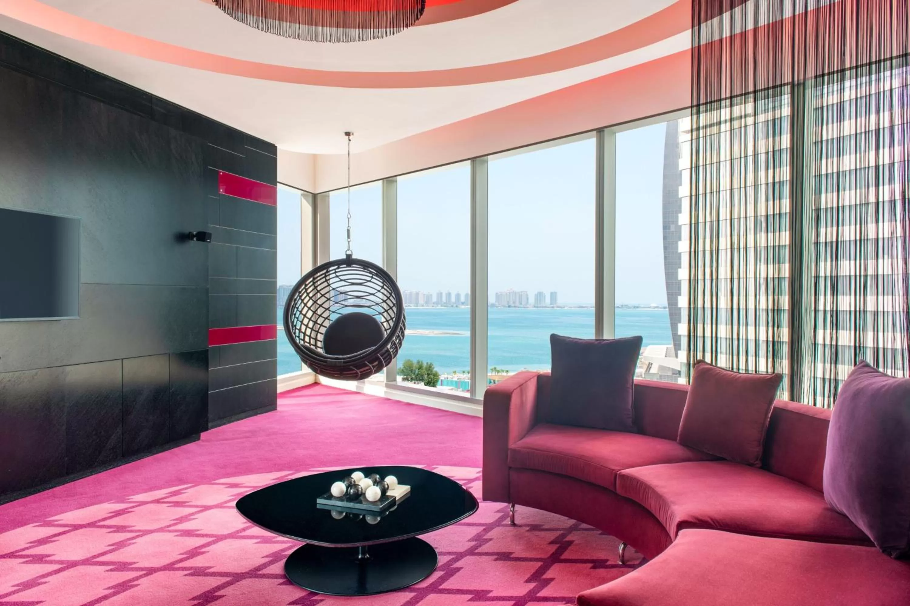 Bedroom, Bed in W Doha