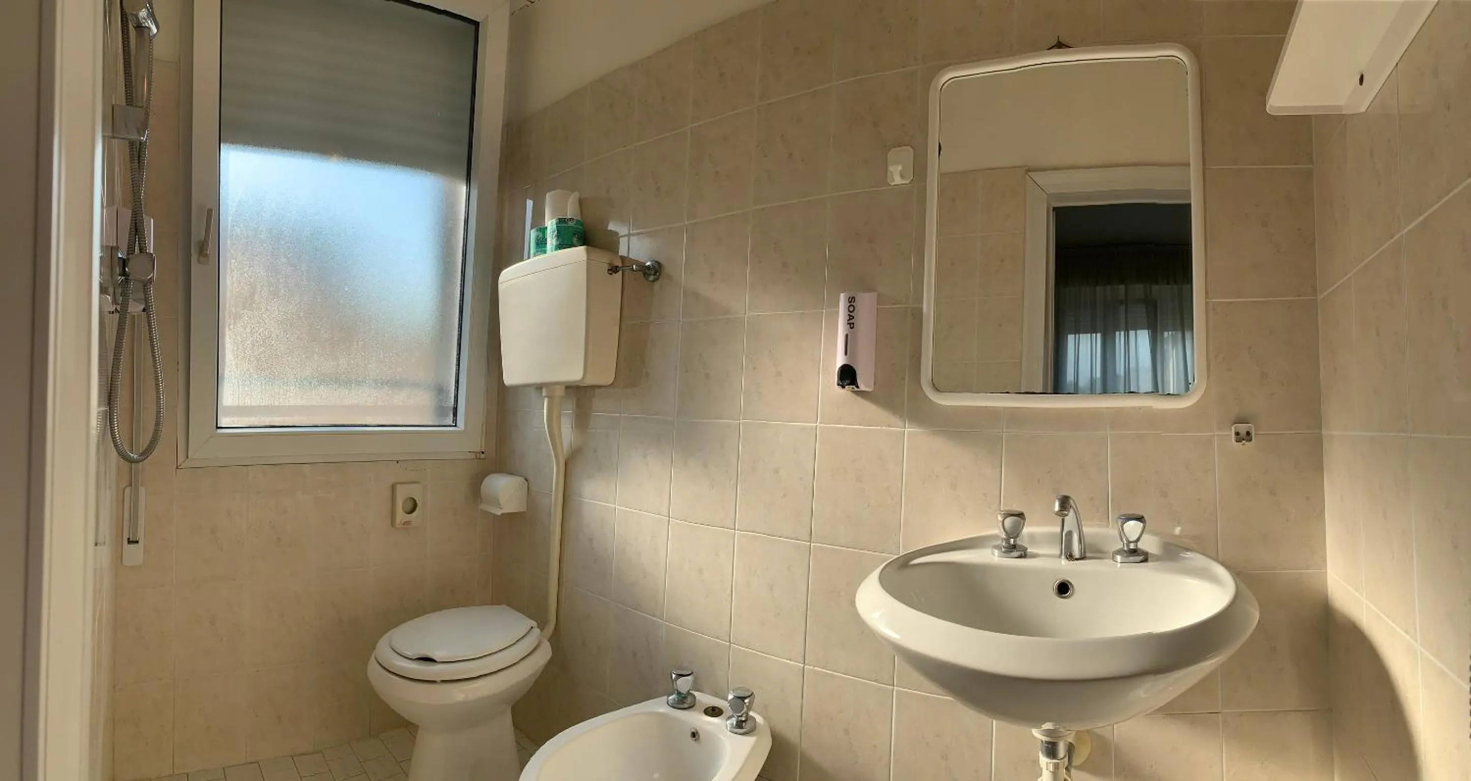 Shower in Hotel Laika