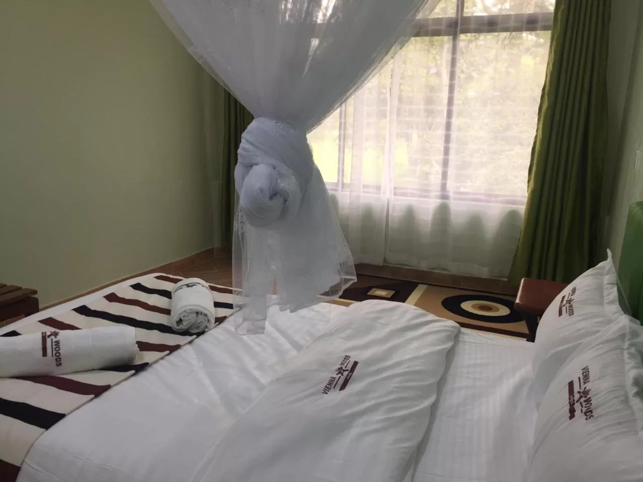 Bed in Vienna Woods Hotel Nakuru