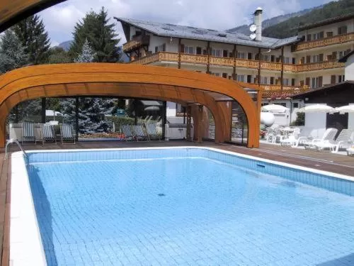 Swimming Pool in Hôtel Les Glaciers
