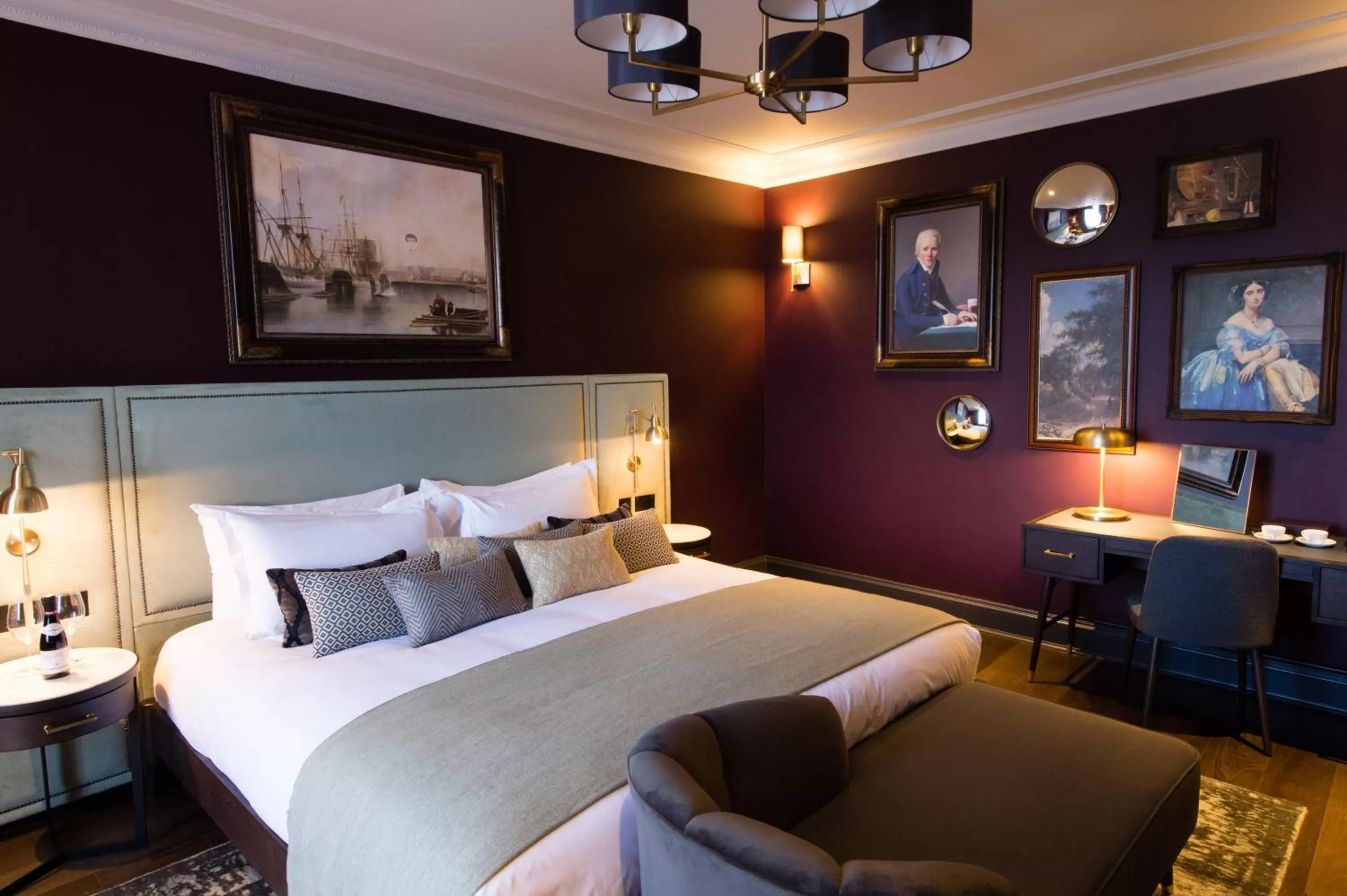 Bedroom, Bed in Avon Gorge by Hotel du Vin